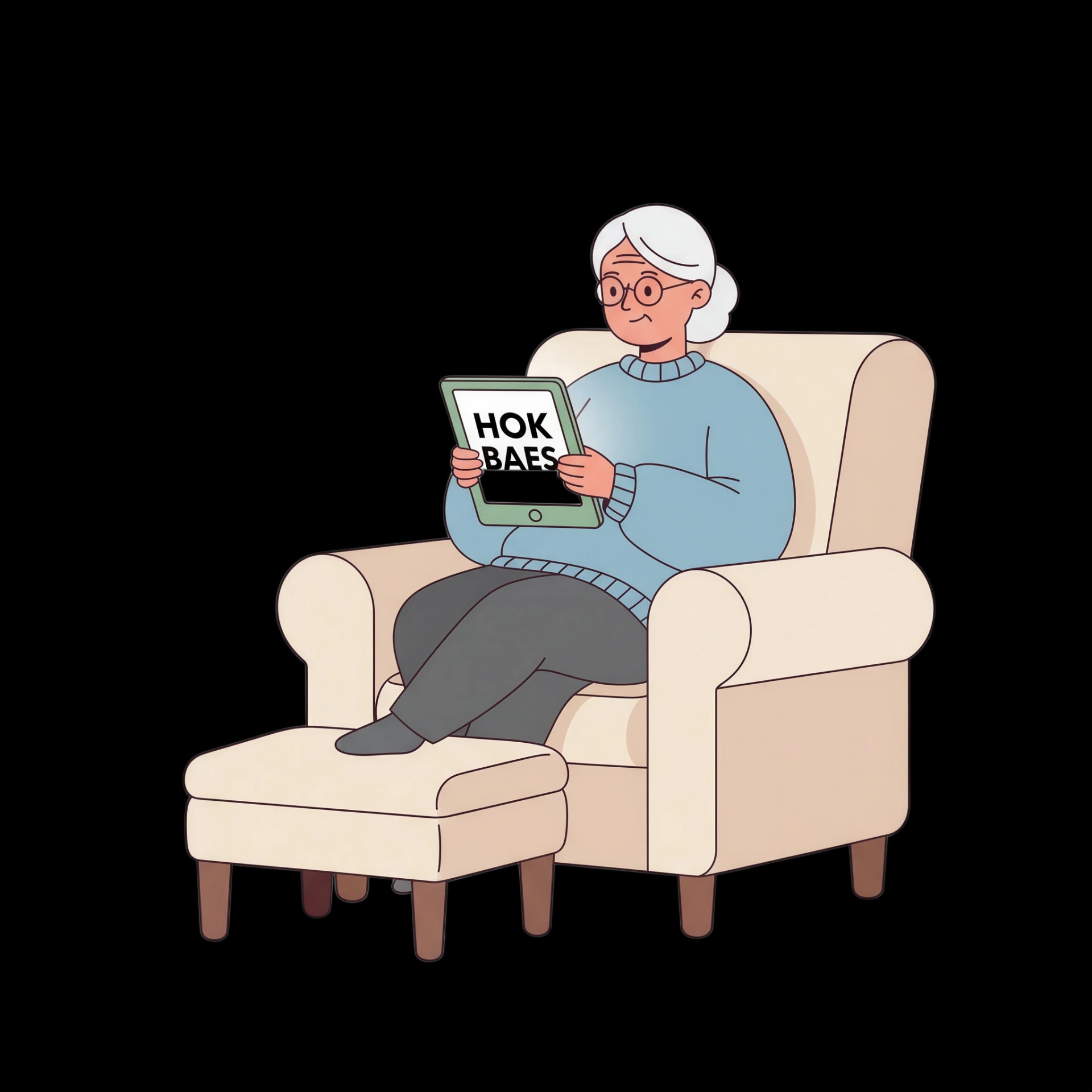 Large Print E-Reader