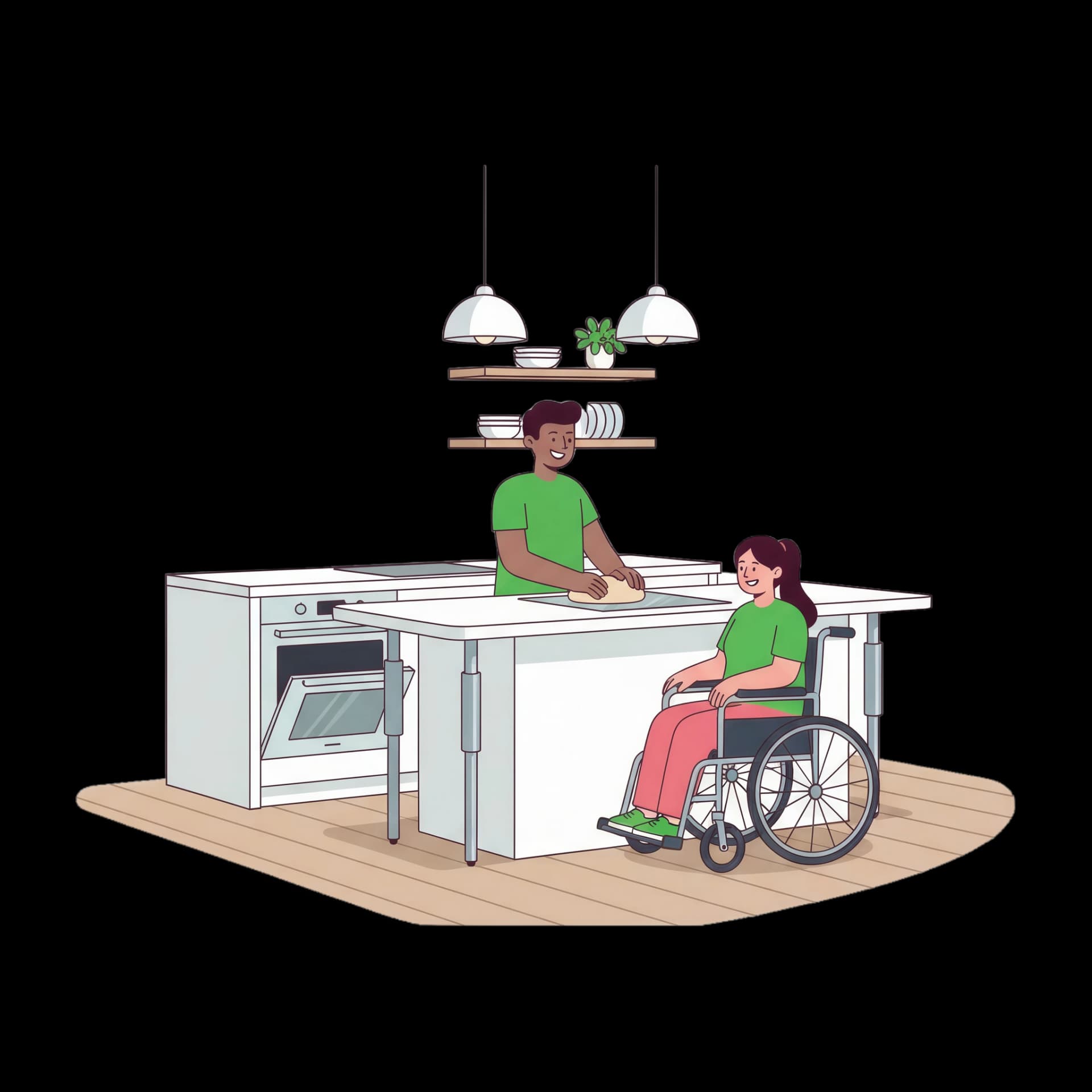 Accessible Kitchen Counter