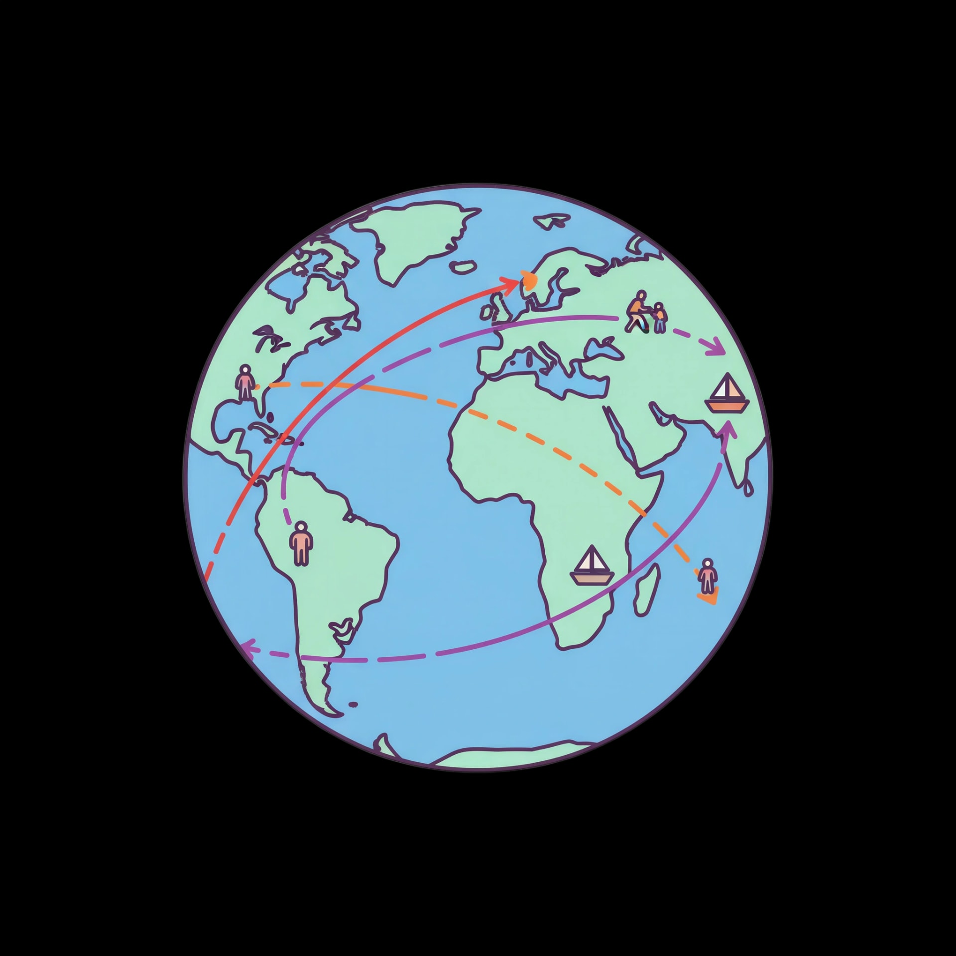 Global Migration Routes