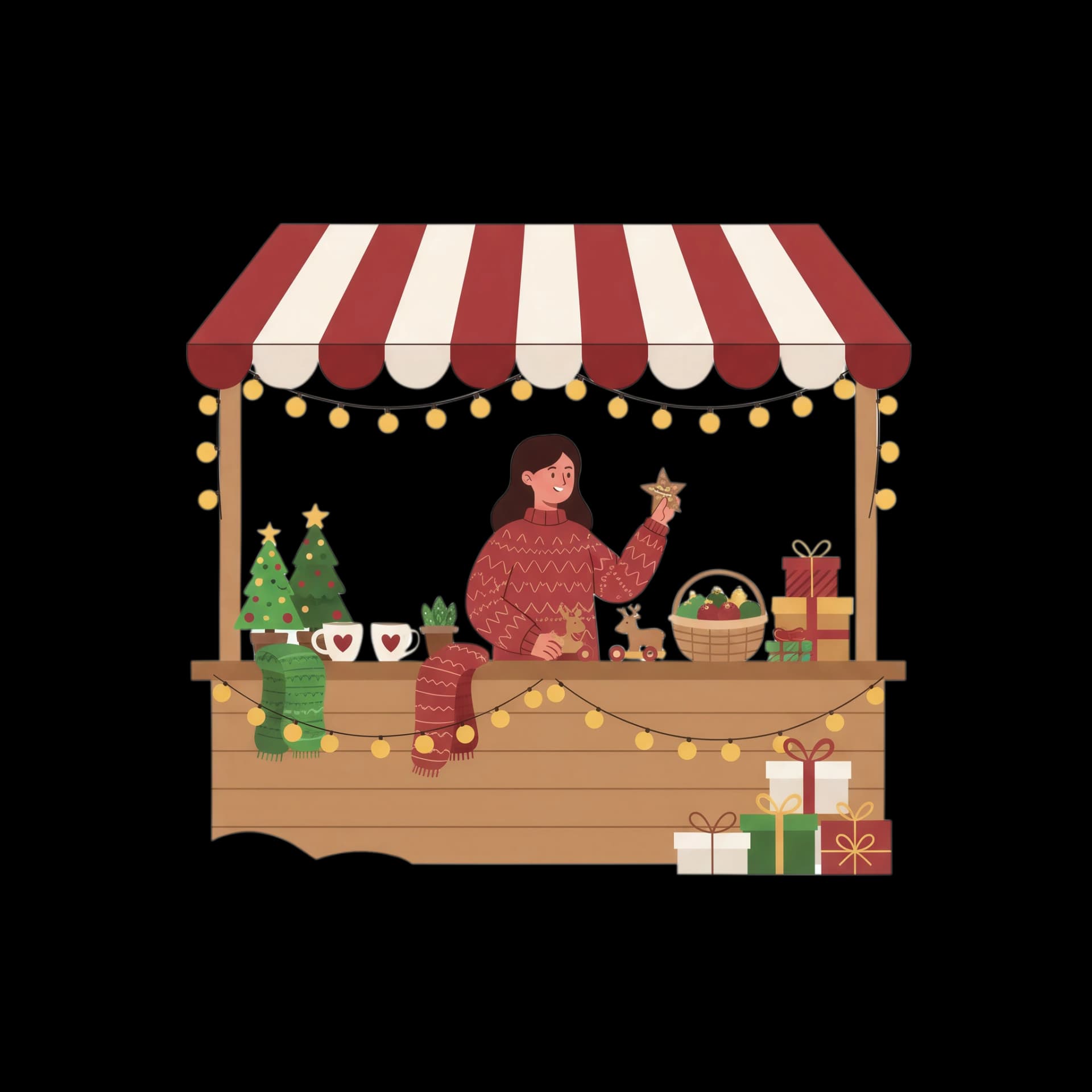 Holiday Market Stall