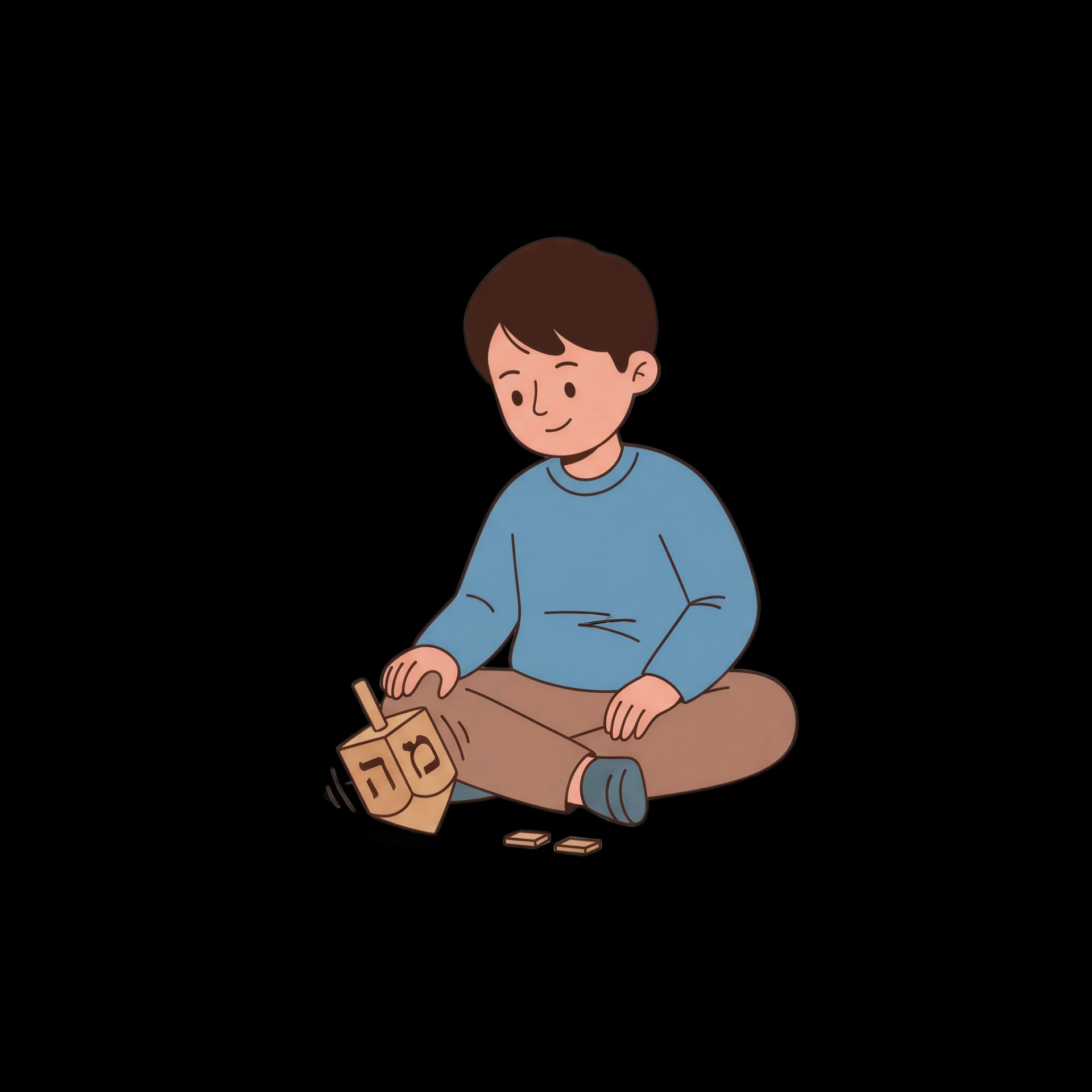 Child with Dreidel