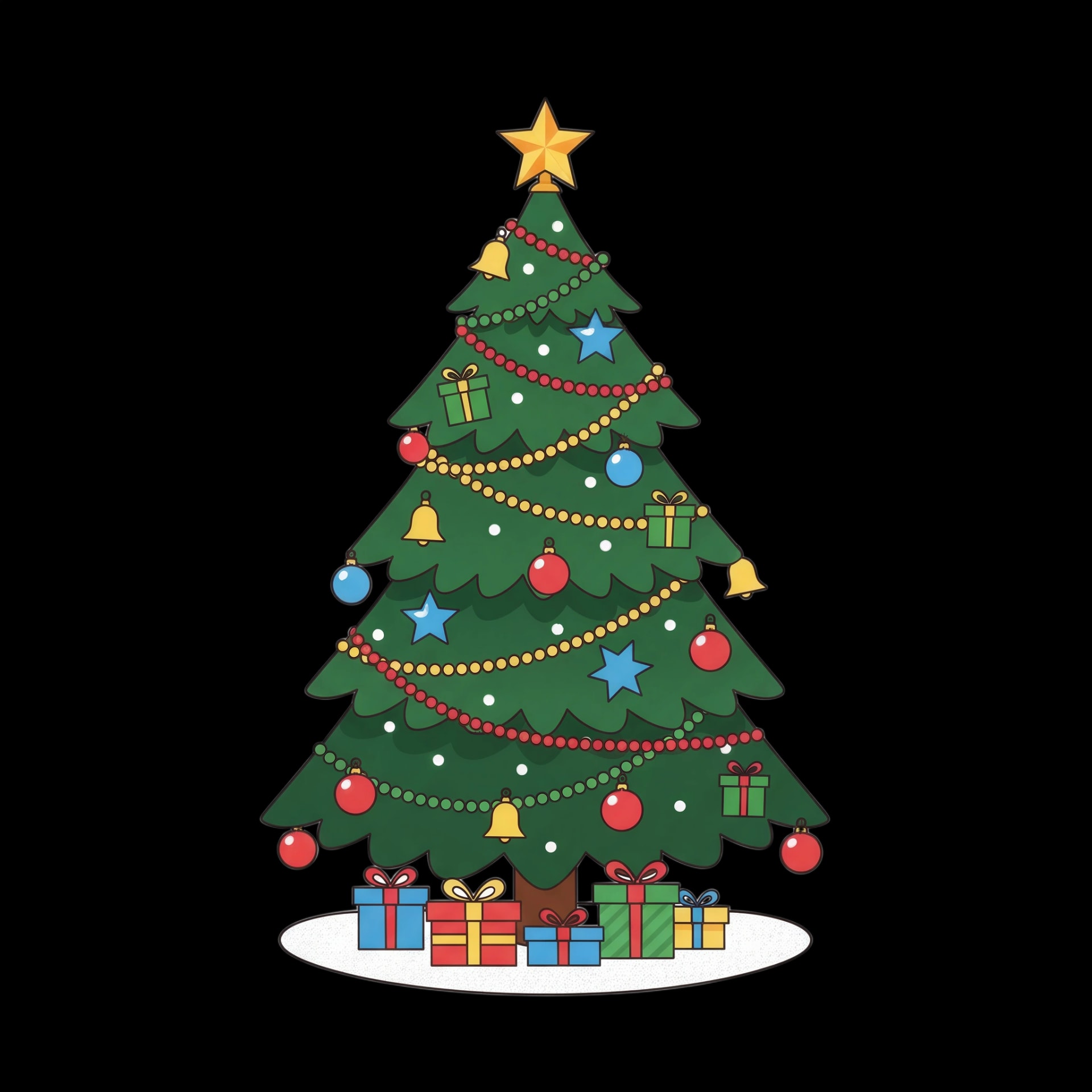 Decorated Christmas Tree