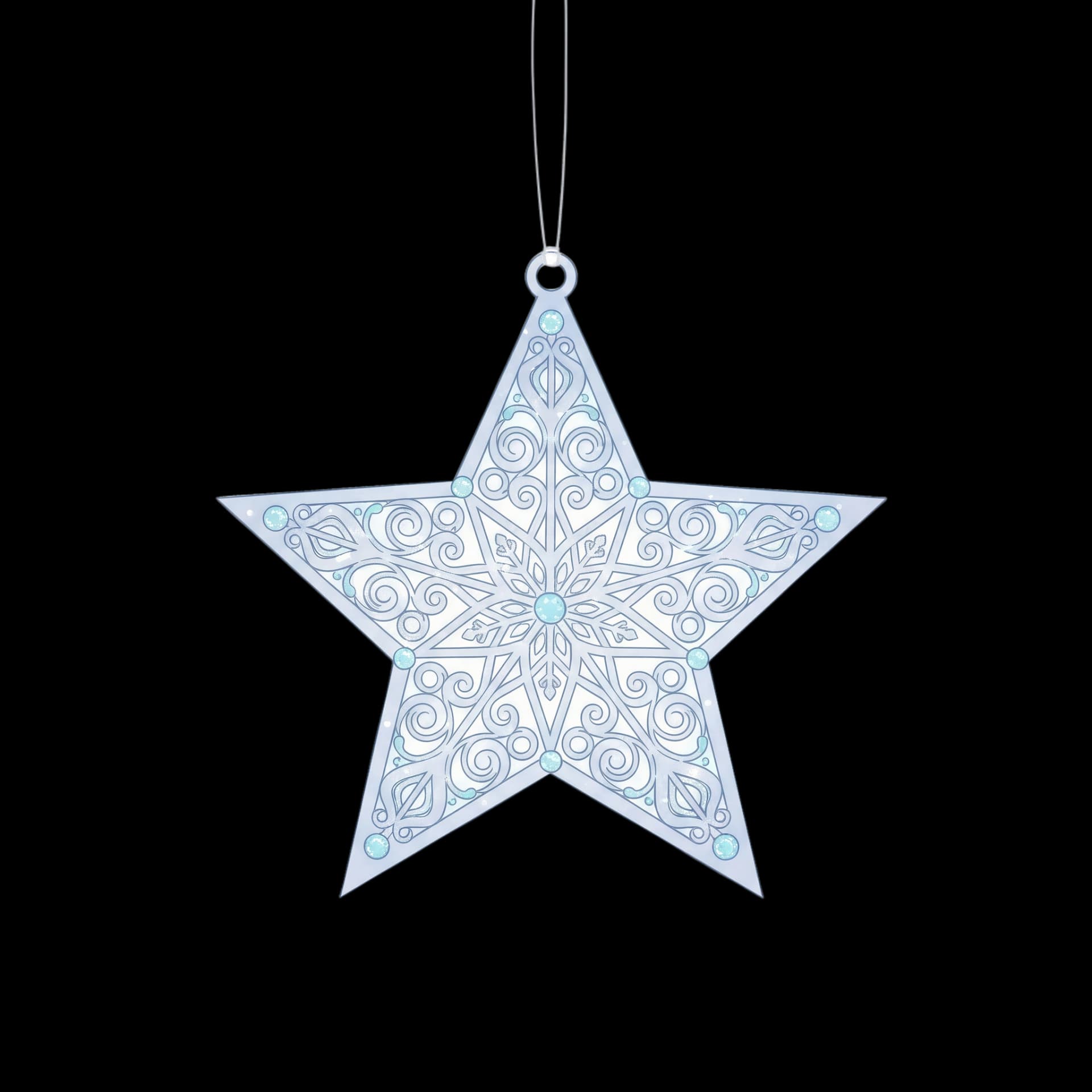 Shimmering Star Ornament