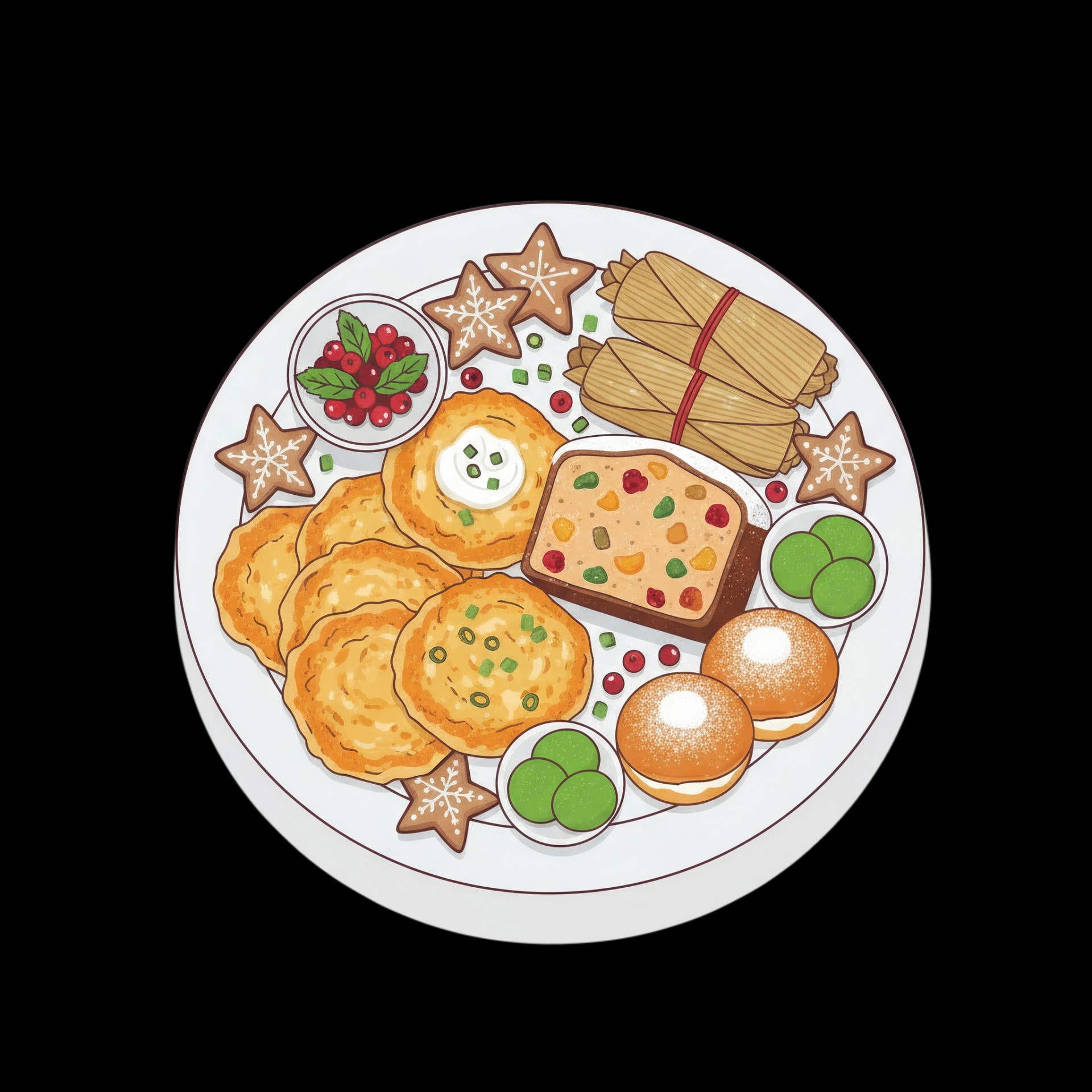 Diverse Holiday Feast