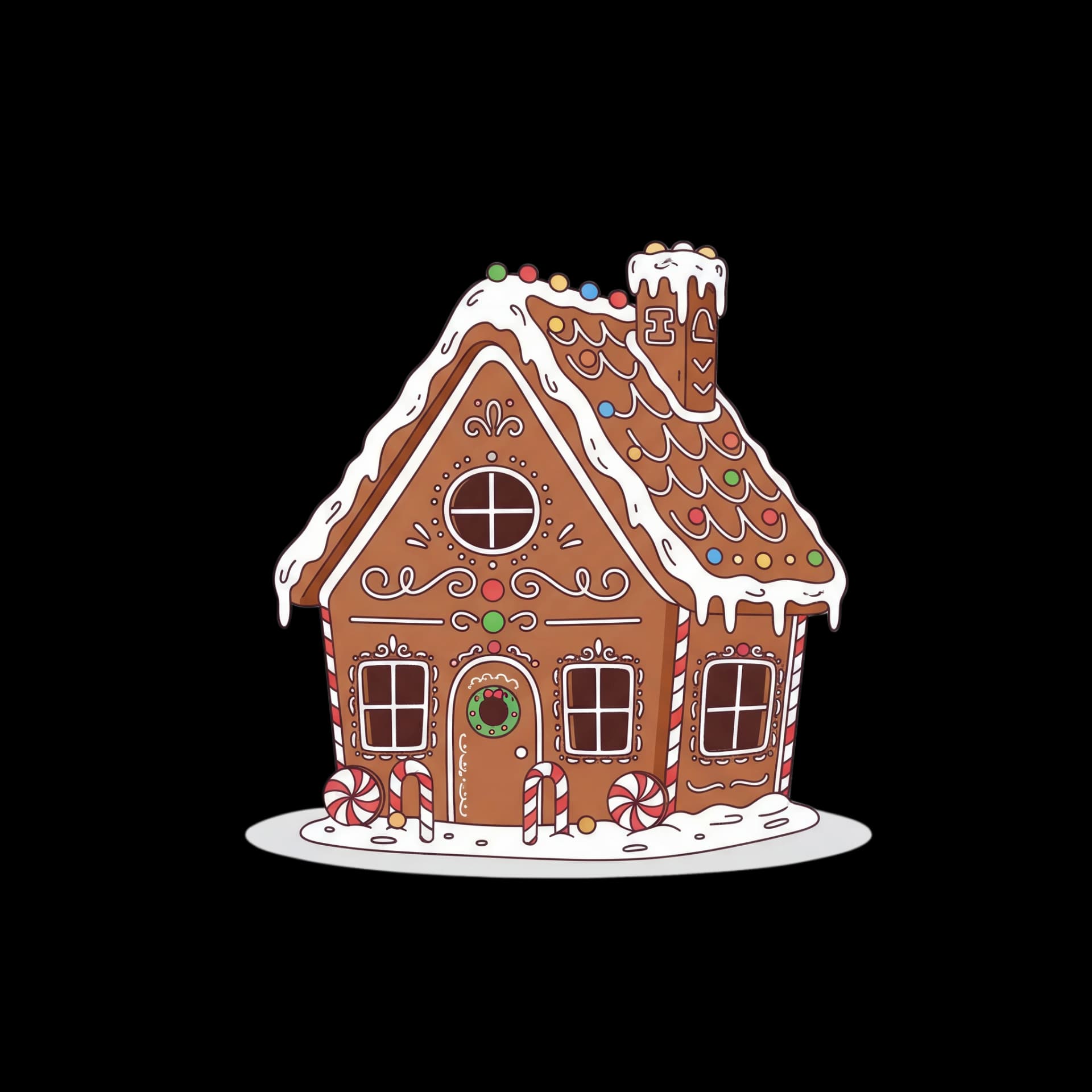 Charming Gingerbread House
