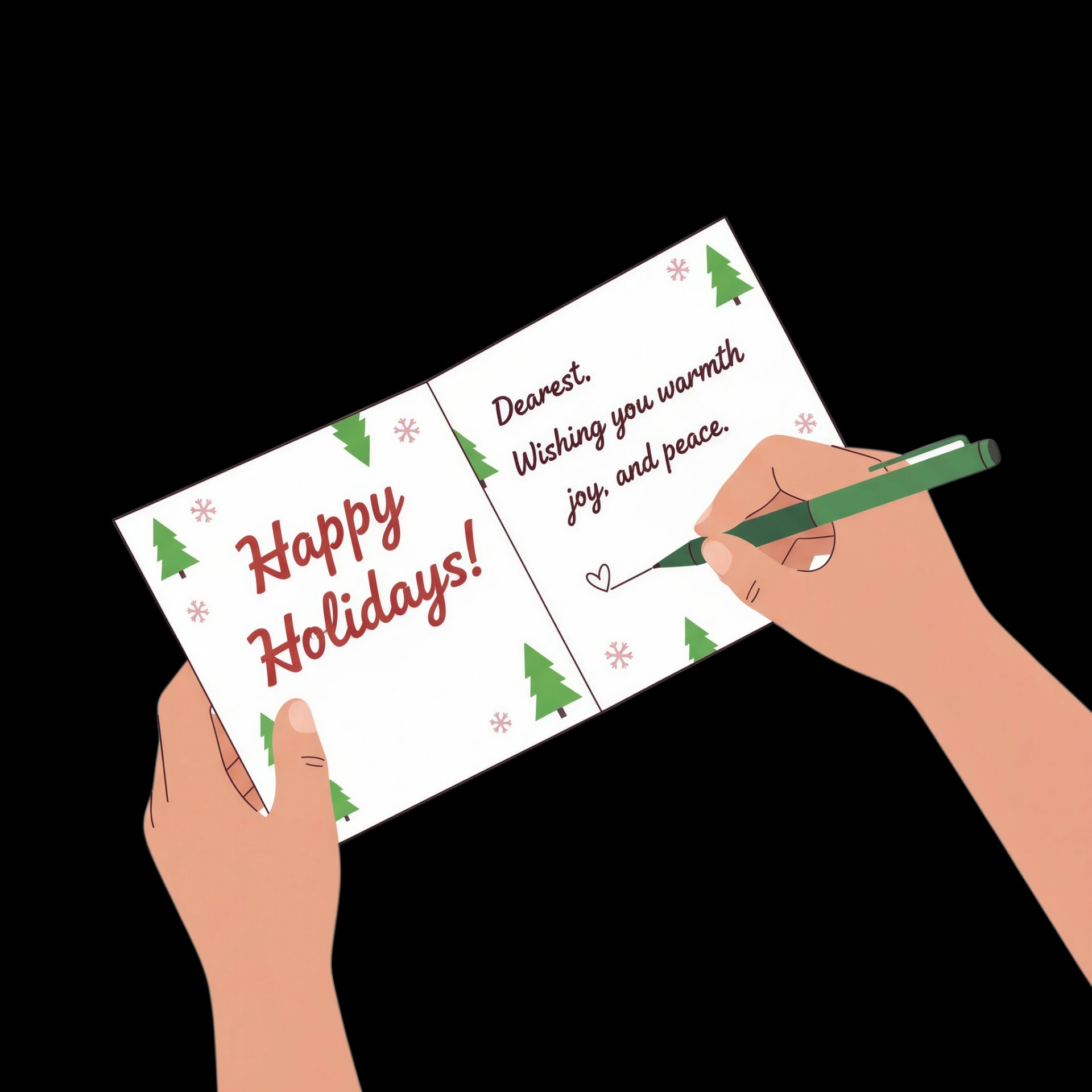 Writing Holiday Cards