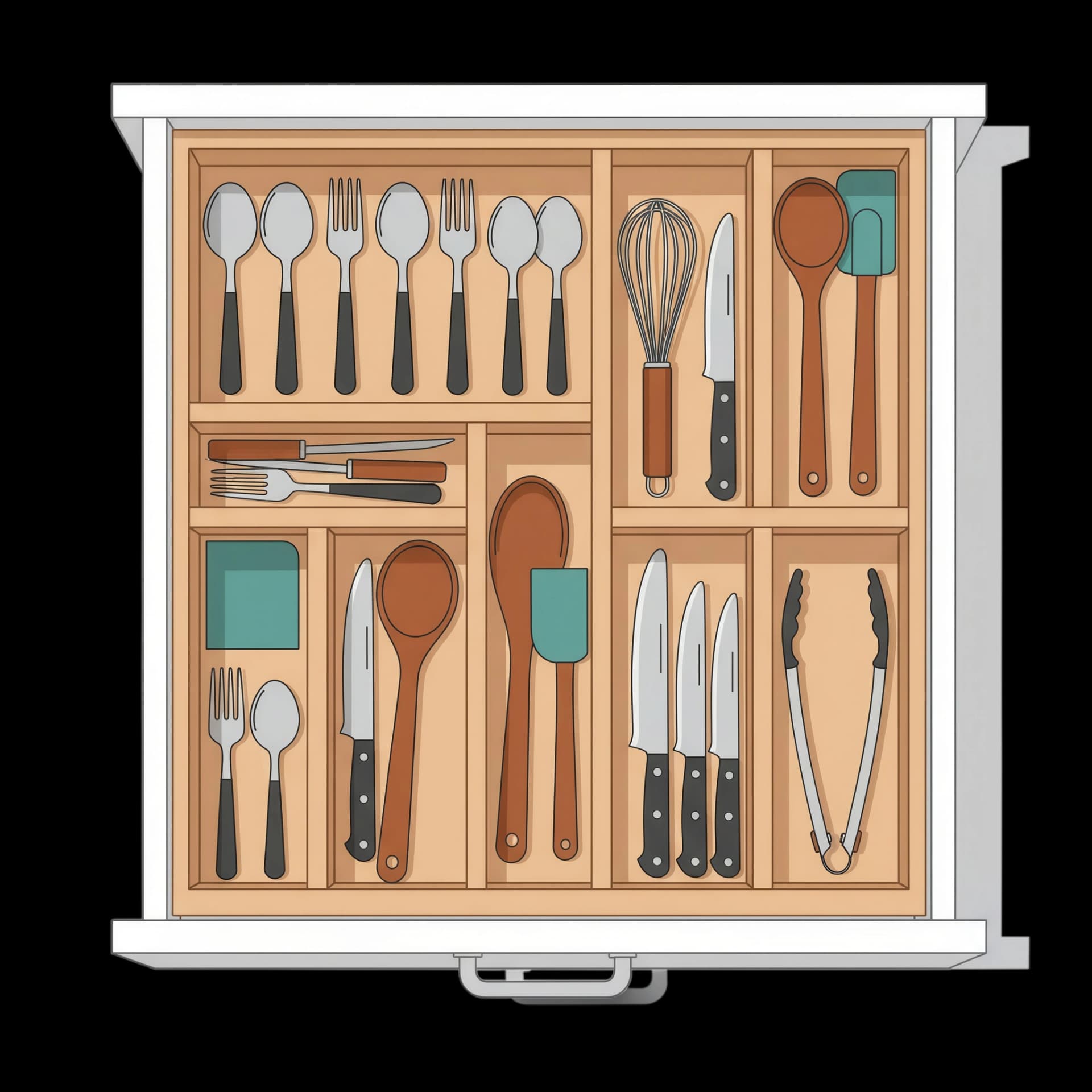 Utensil Drawer Organize
