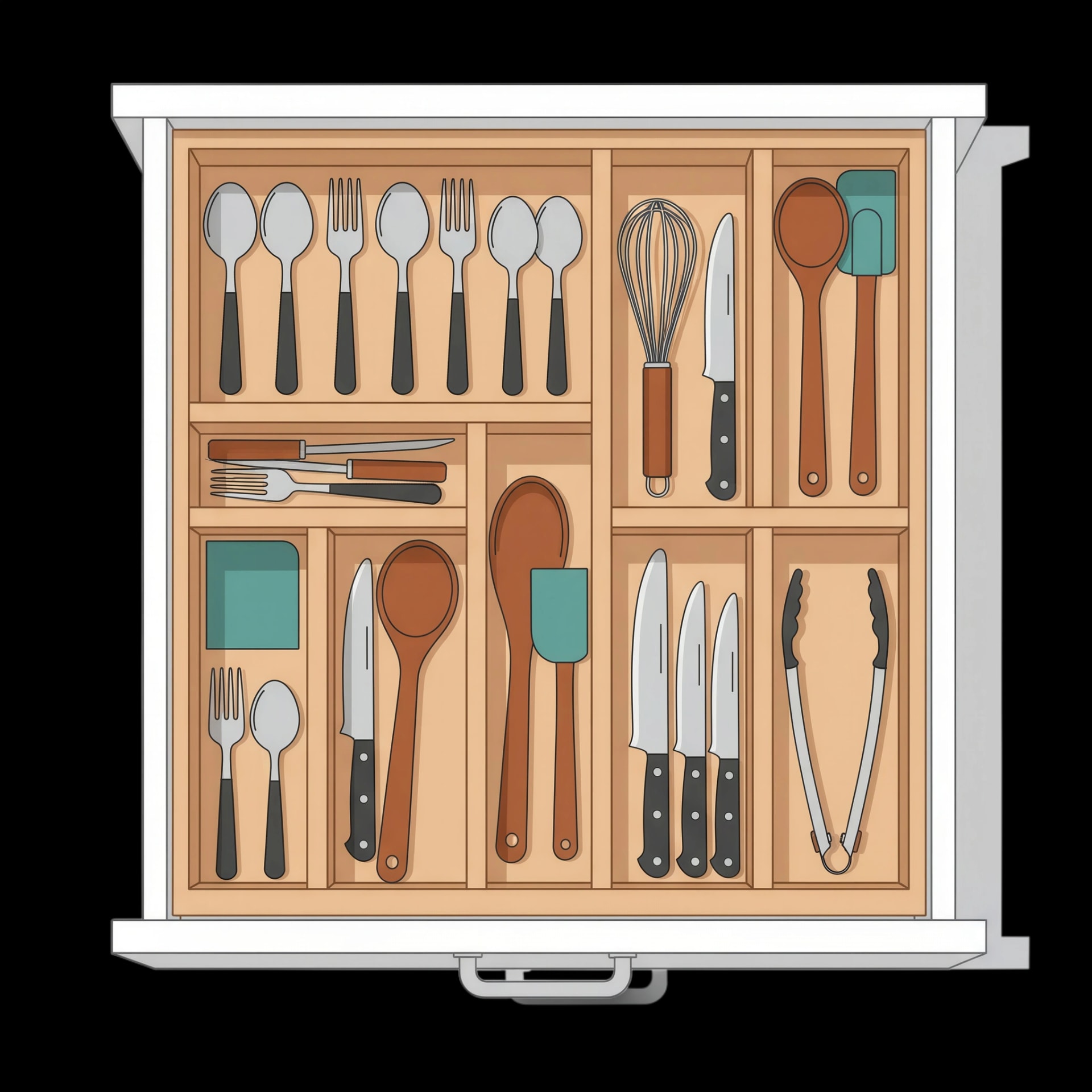 Utensil Drawer Organize