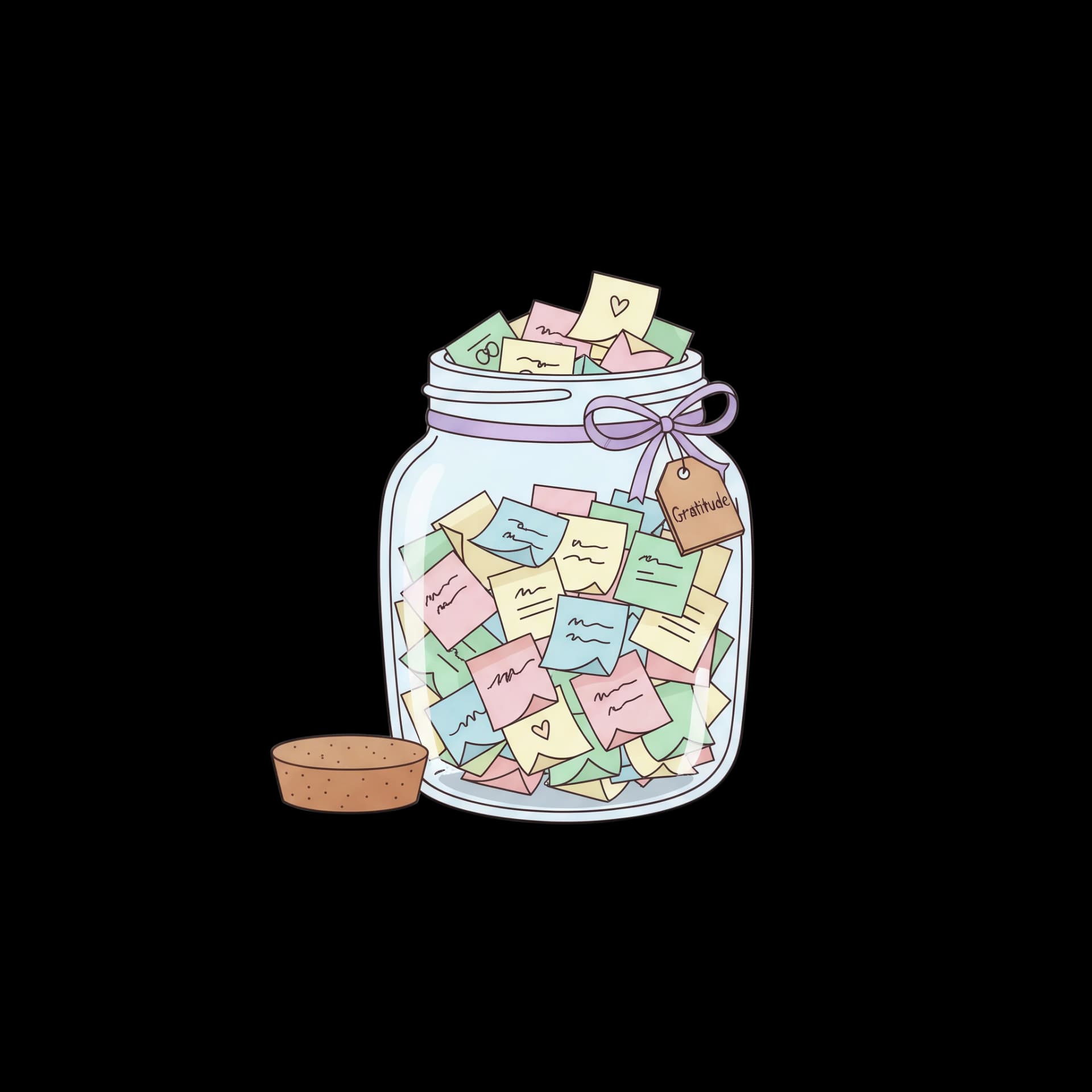 Filled Gratitude Jar