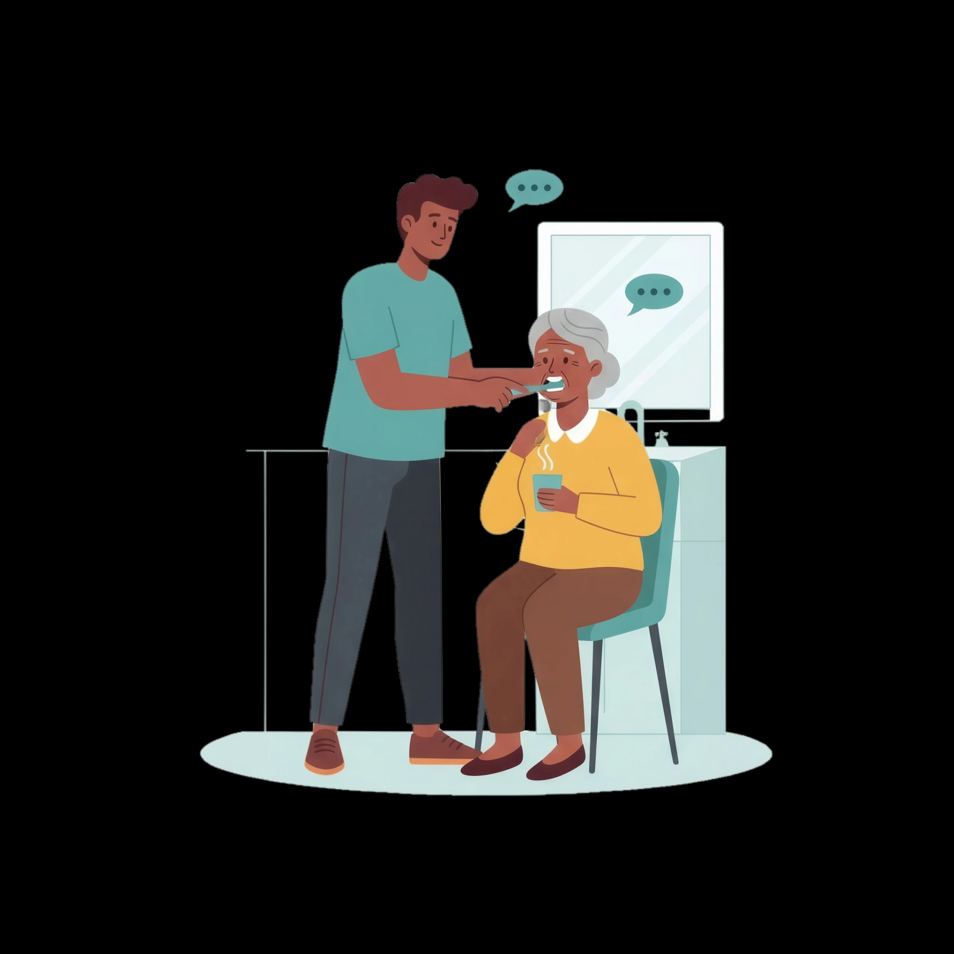 Assisted Oral Hygiene