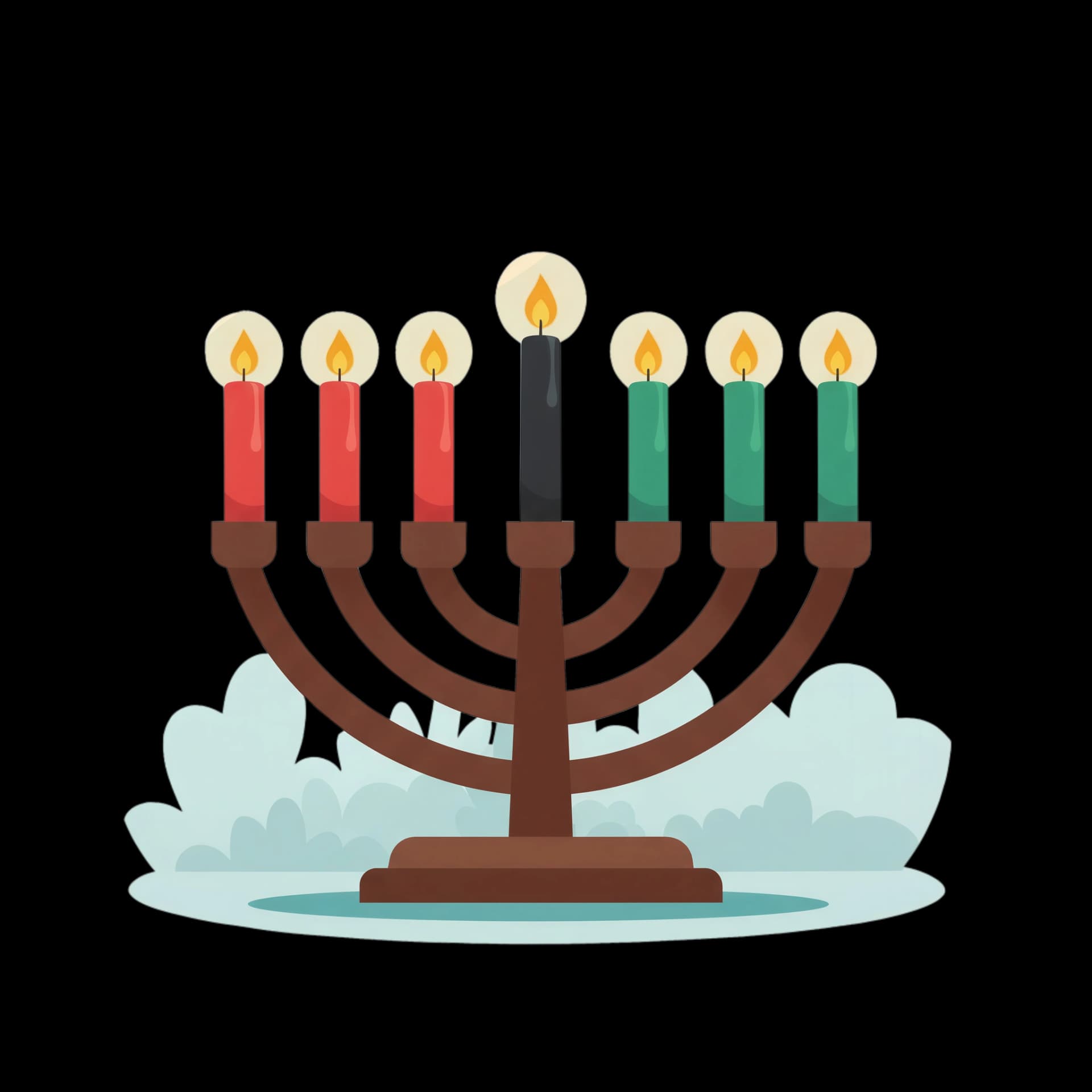 Kwanzaa Kinara Candles