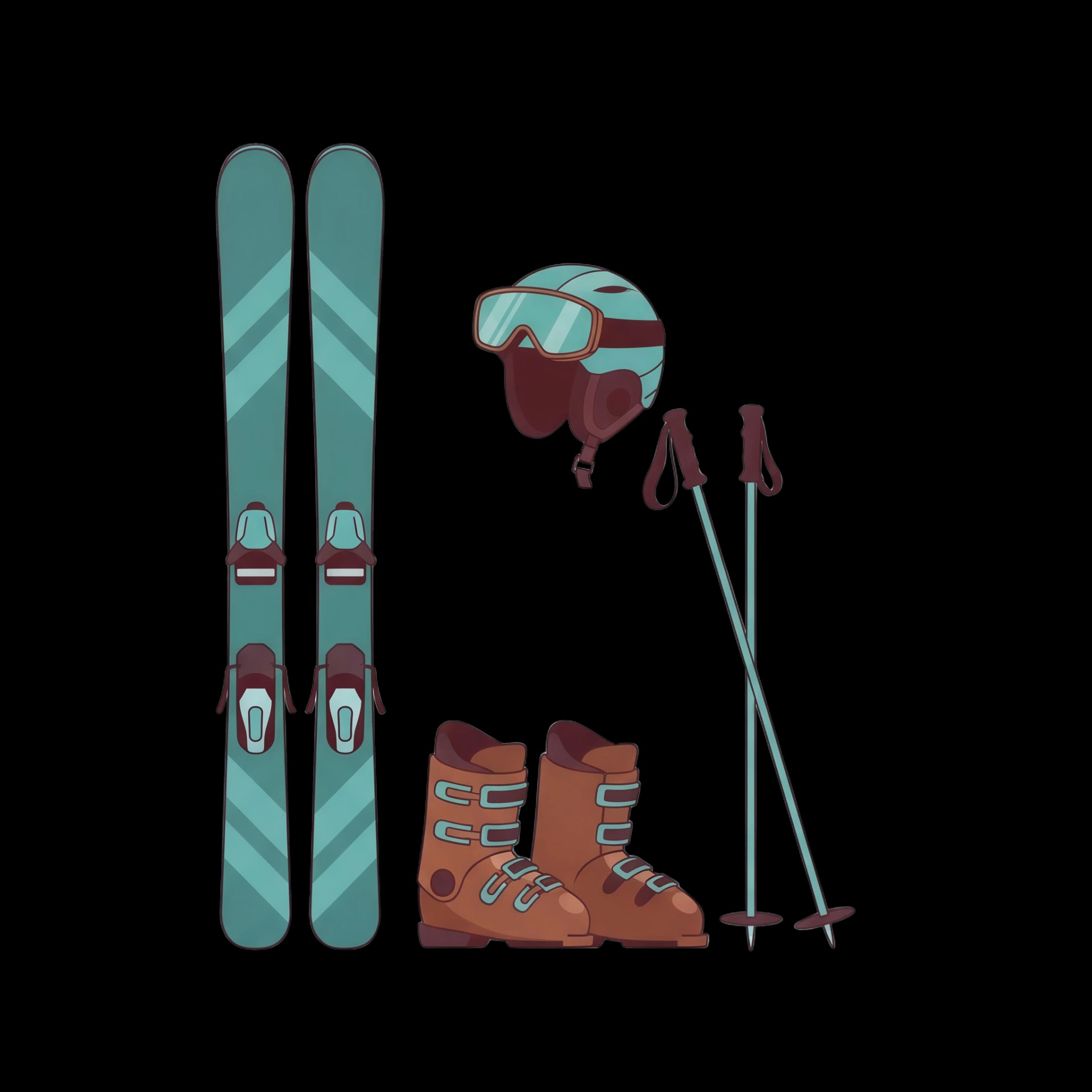 Winter Ski Equipment