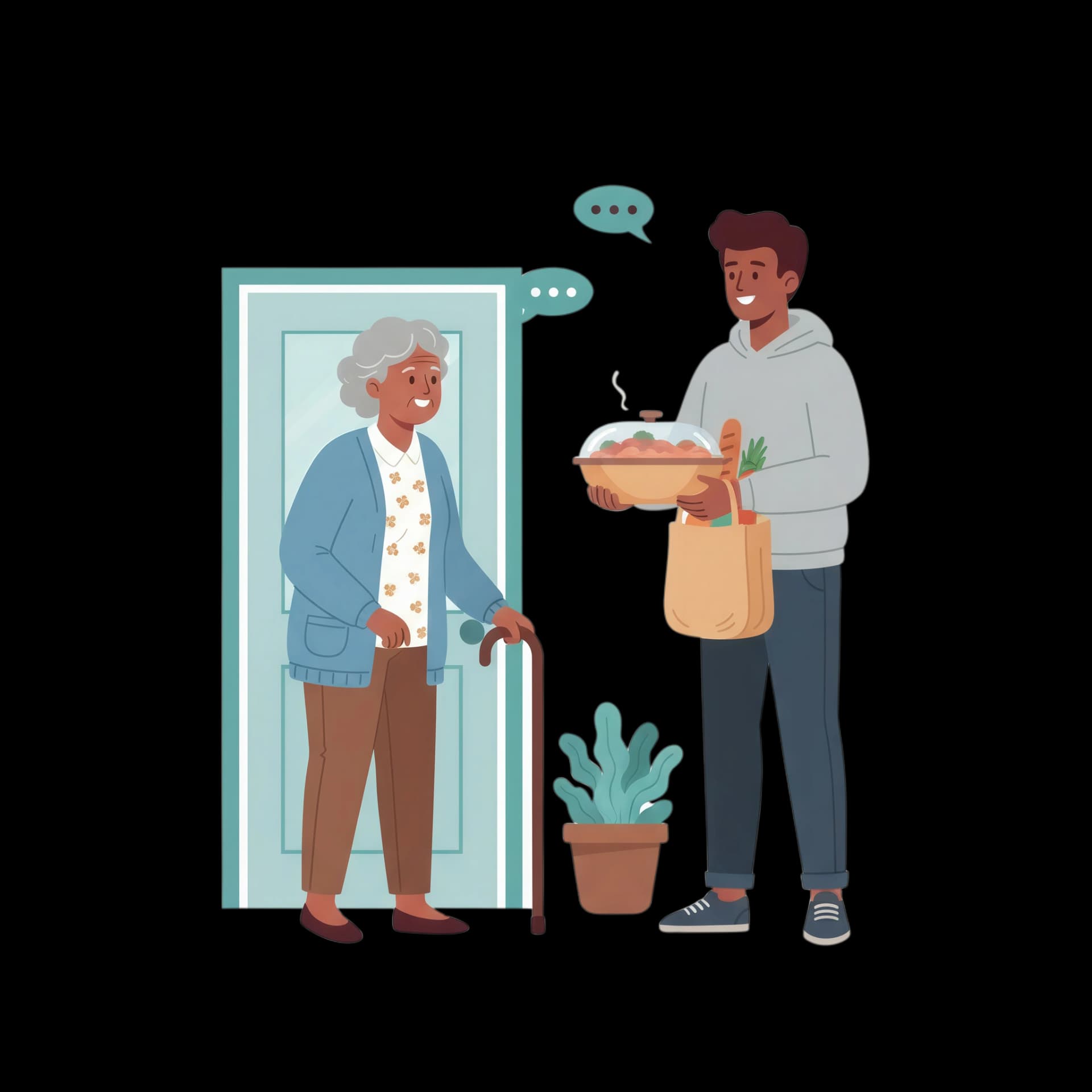 Delivering Neighborly Meal