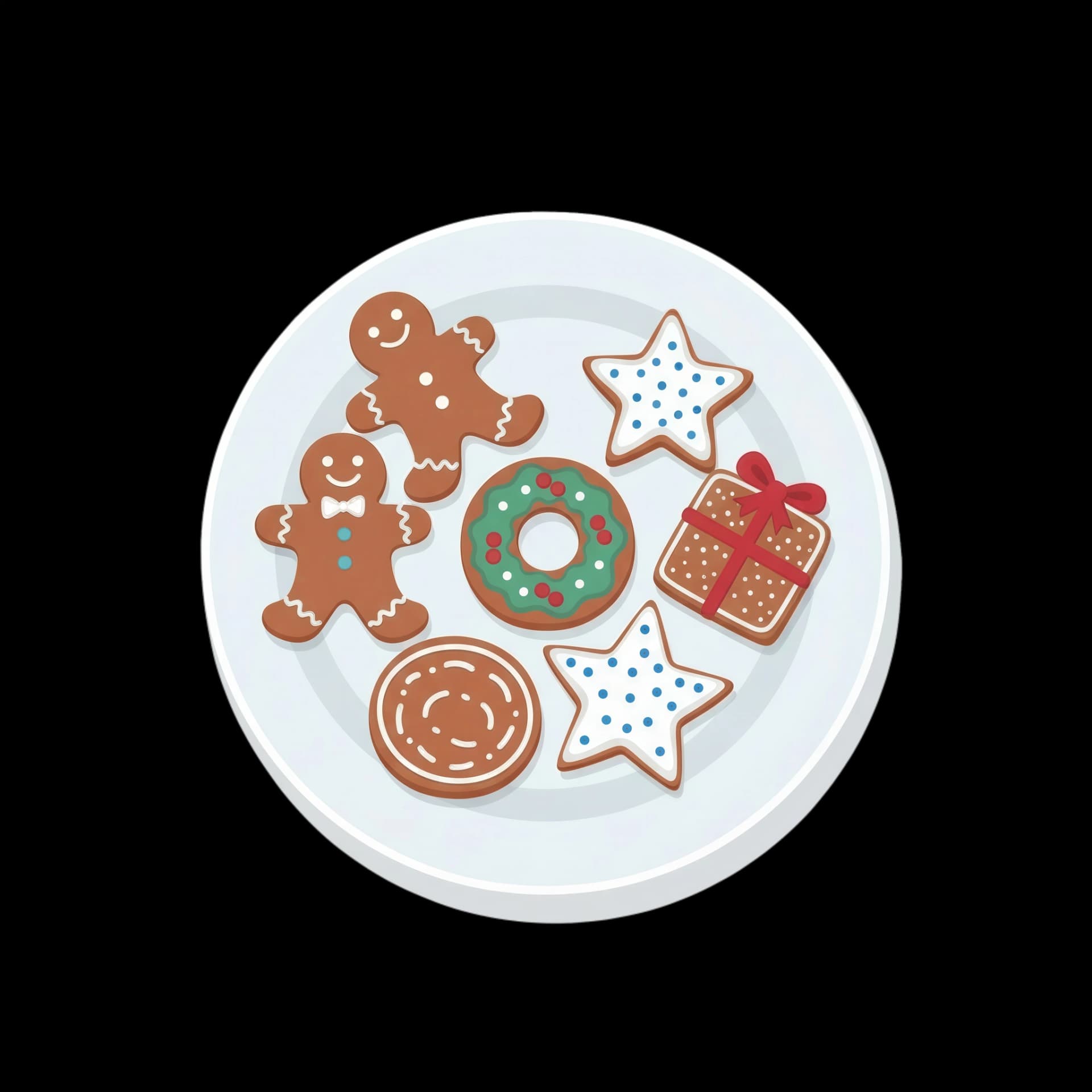 Festive Cookie Plate