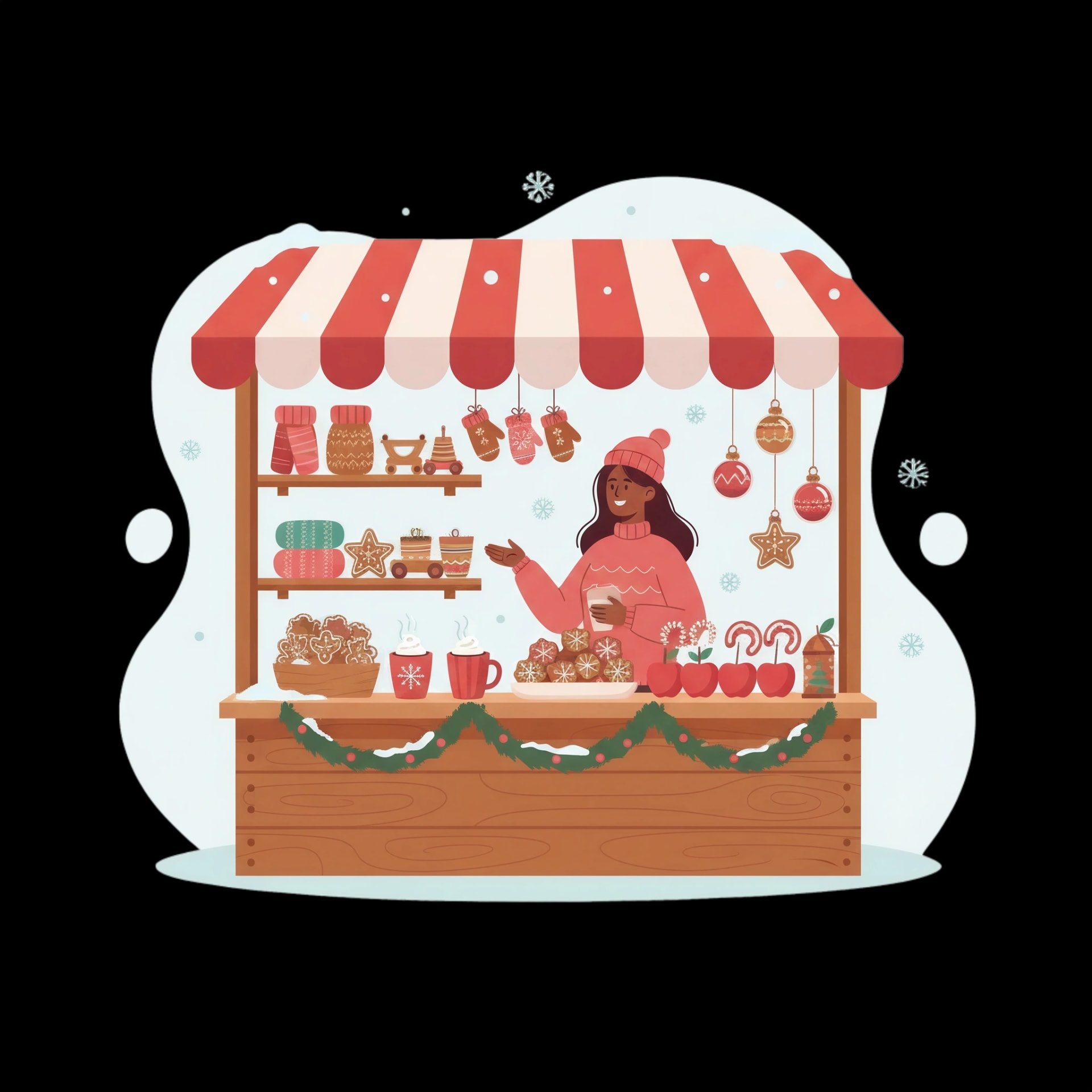 Winter Market Stall