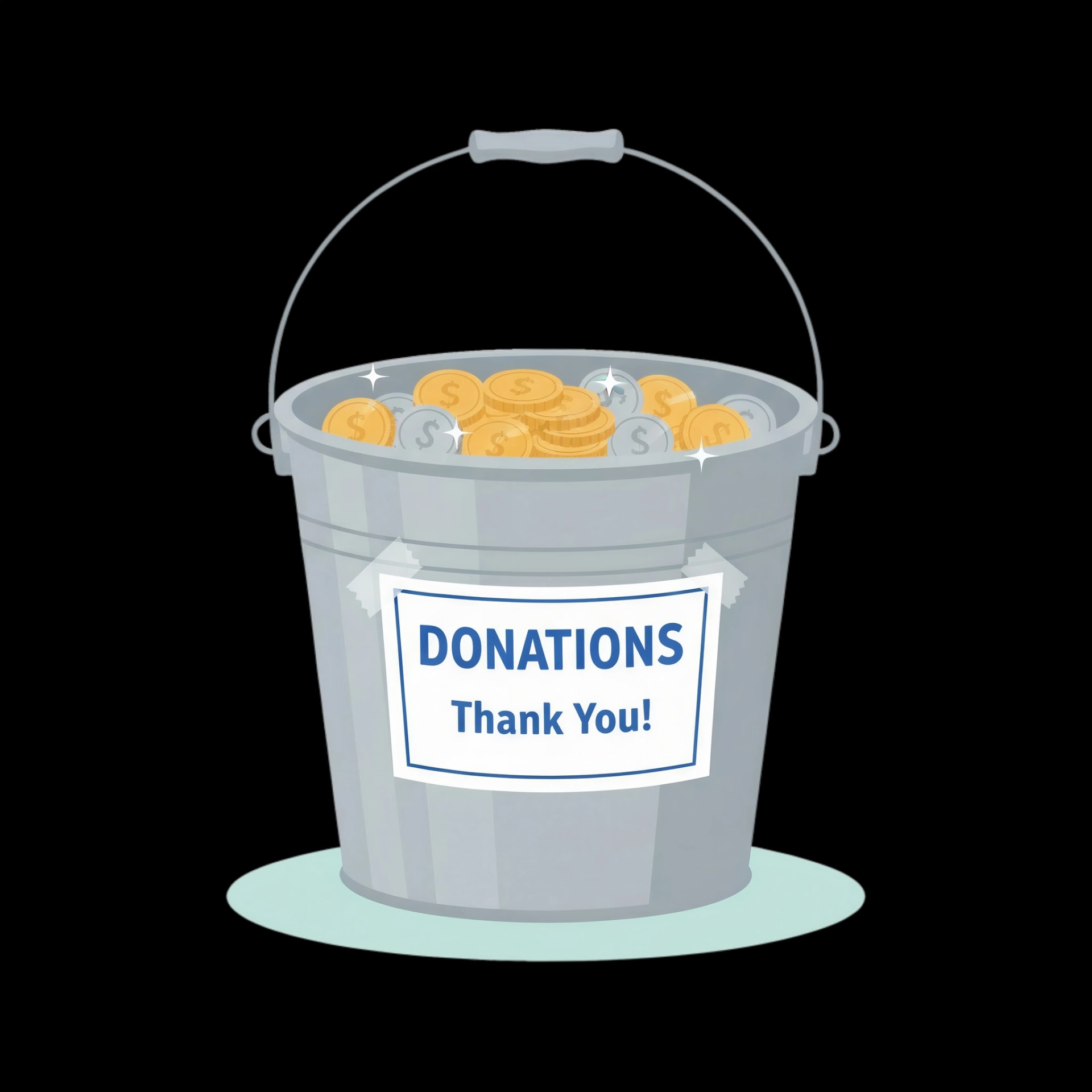 Charity Donation Bucket
