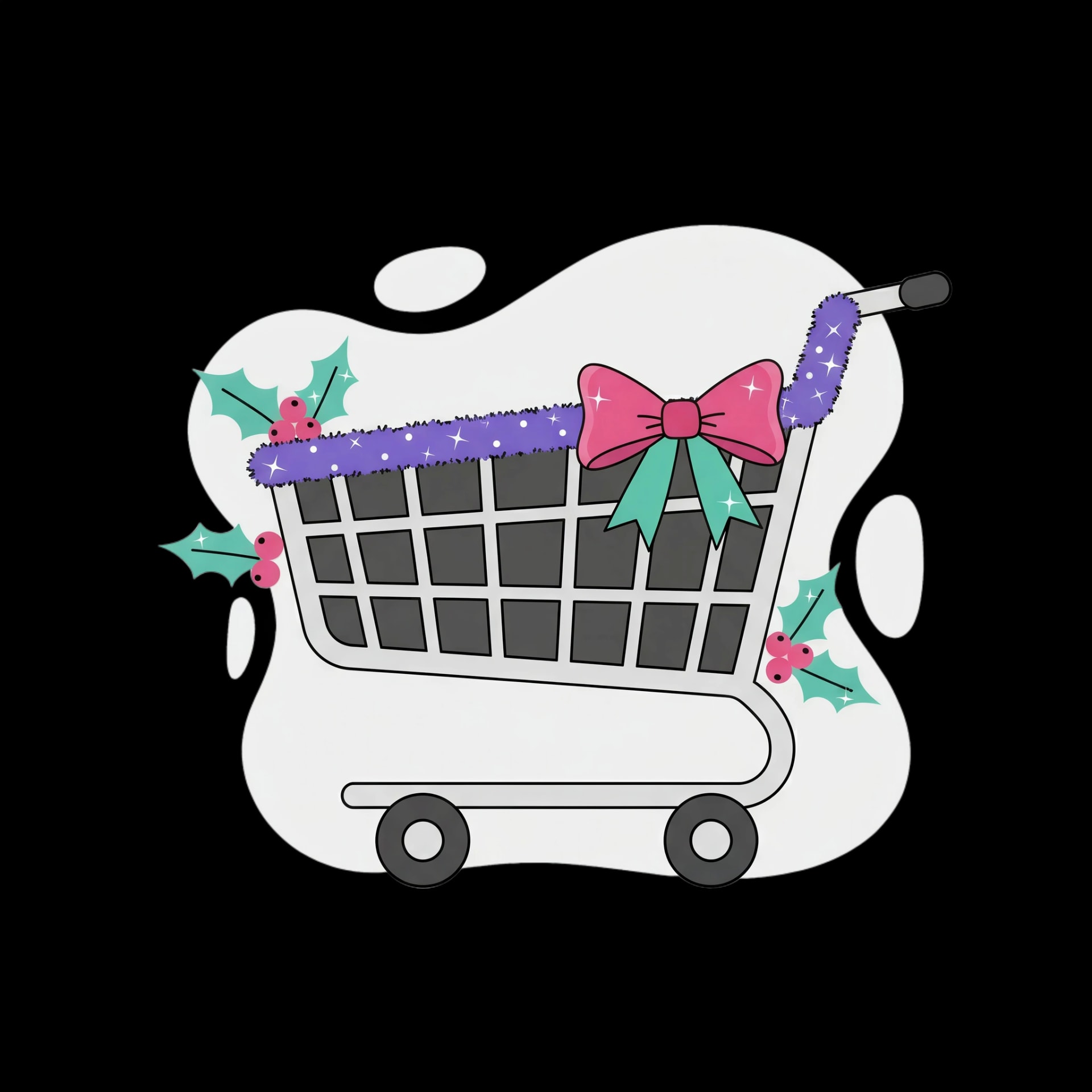 Festive Shopping Cart