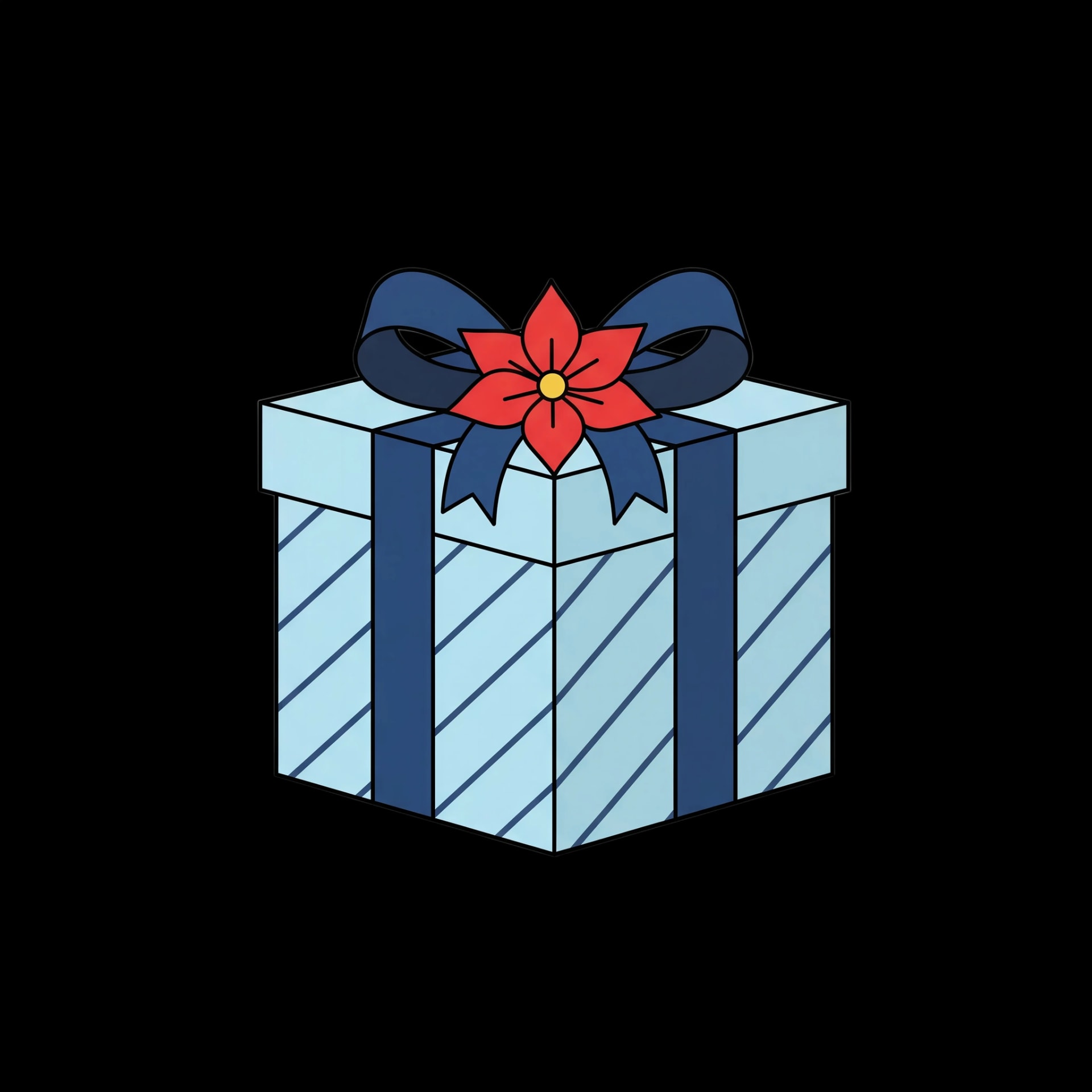 Poinsettia Gift Adornment