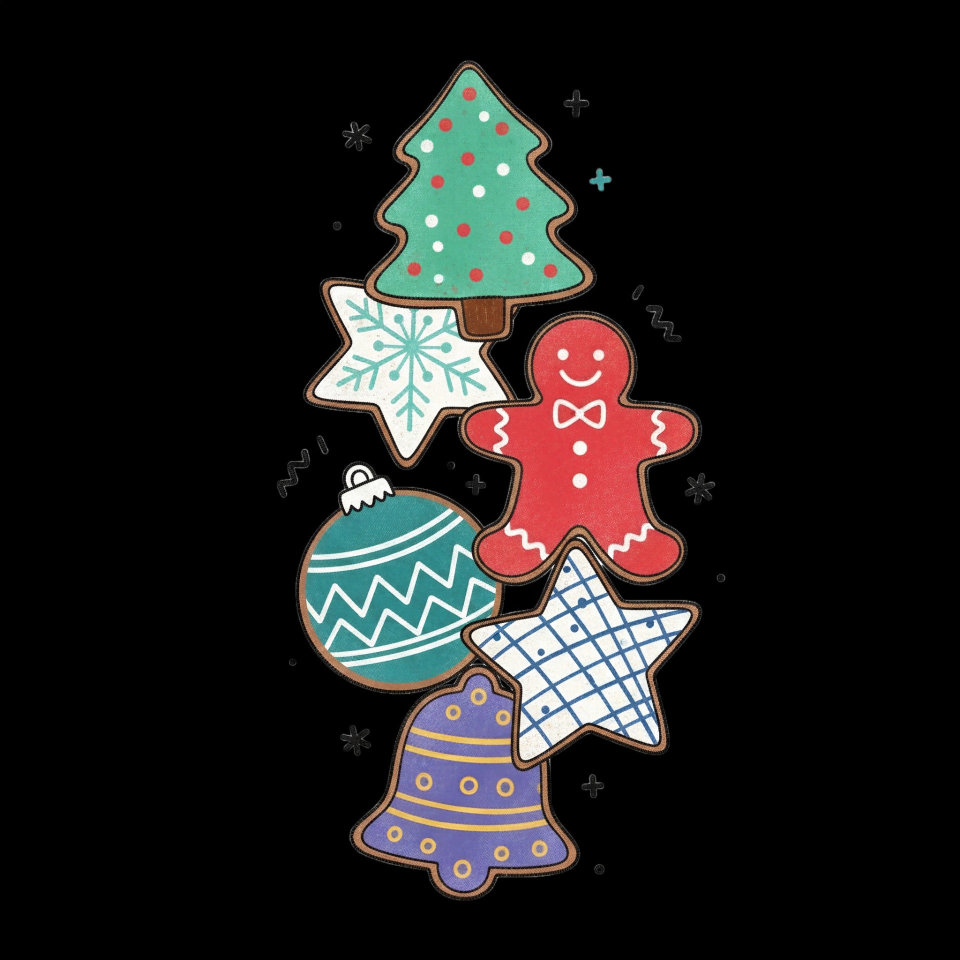 Stack of Holiday Sugar Cookies