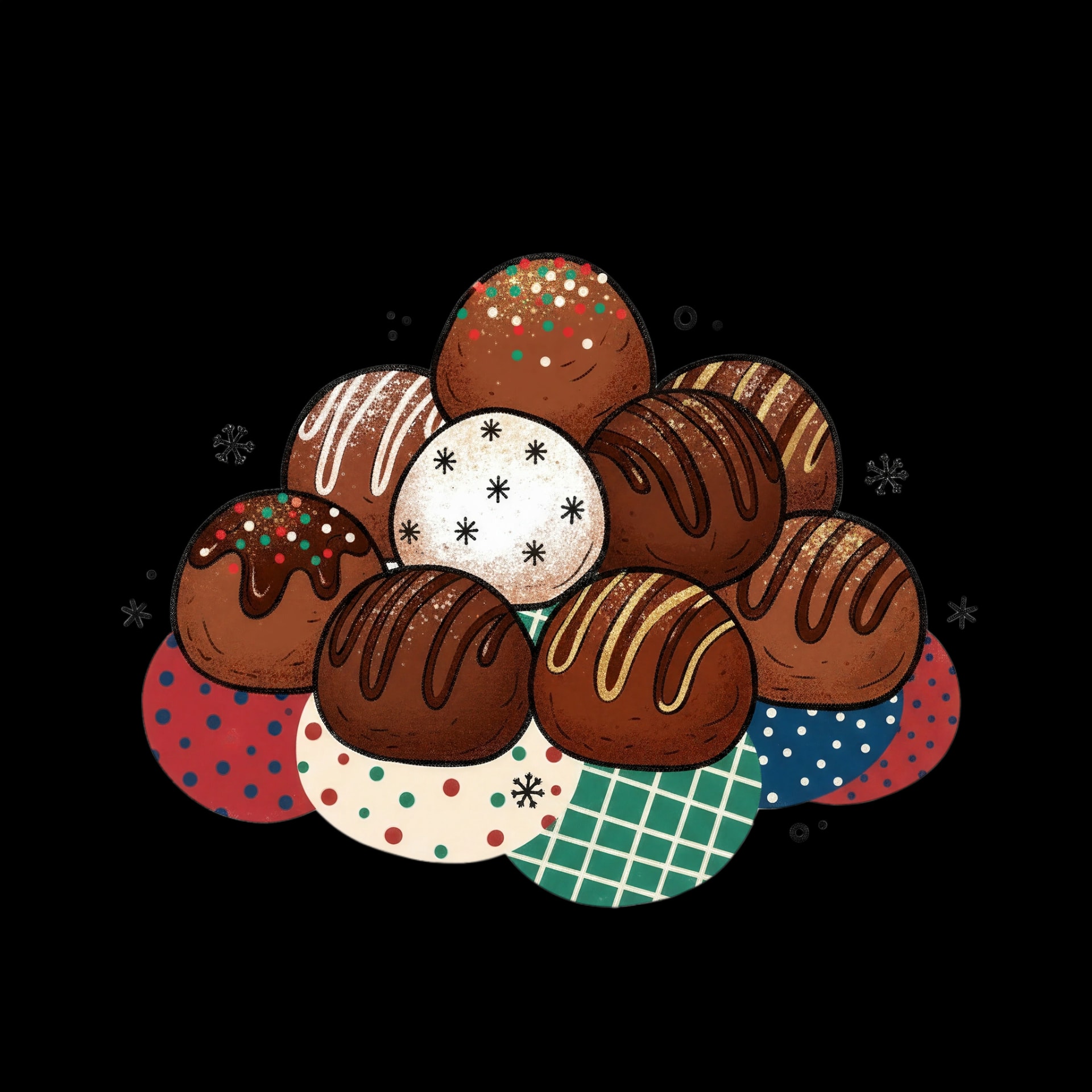 Festive Chocolate Truffles