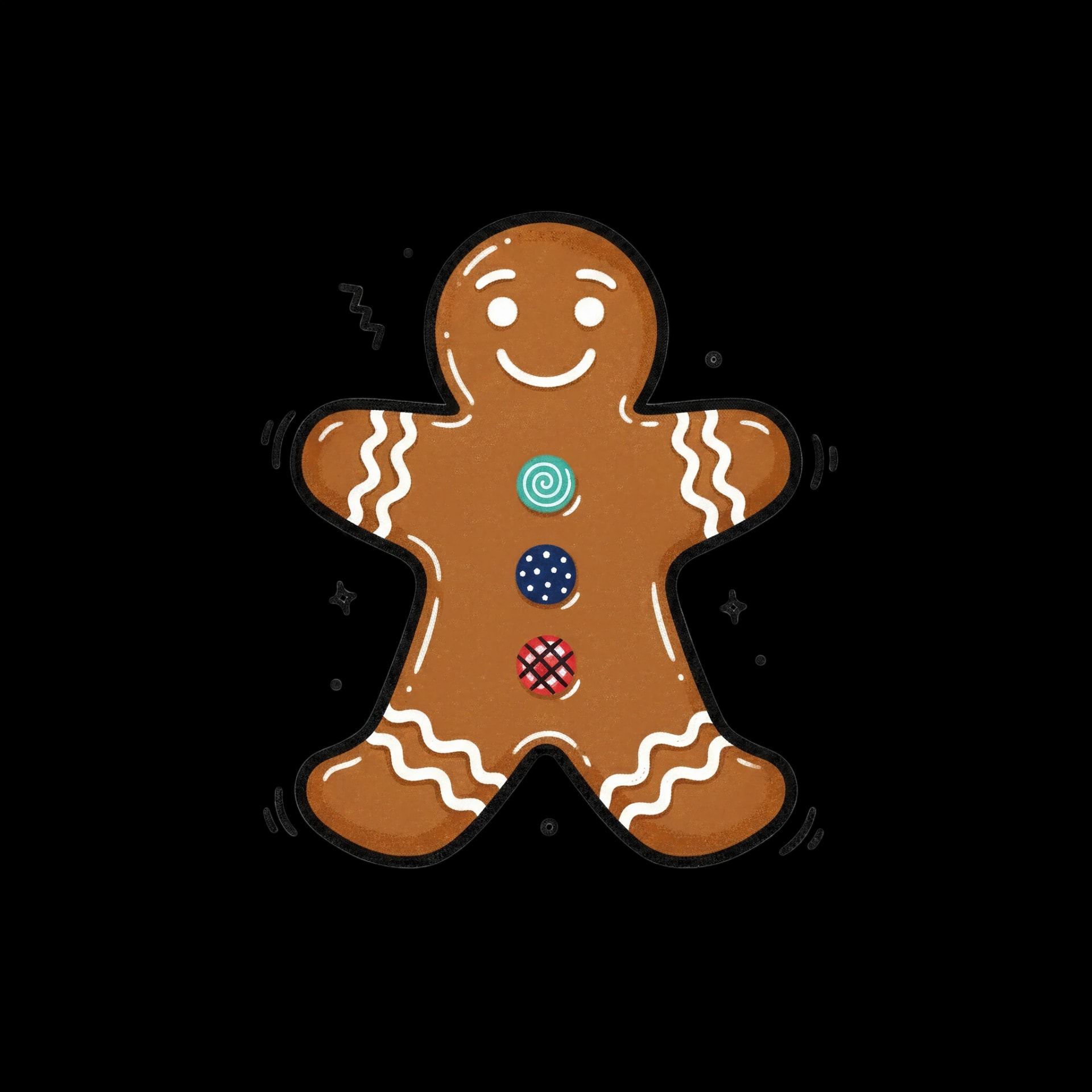 Decorated Gingerbread Man