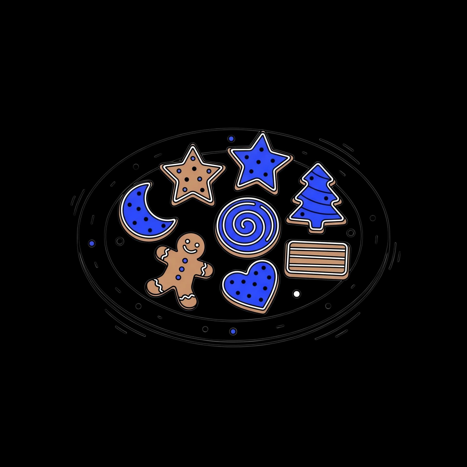 Assorted Festive Cookies