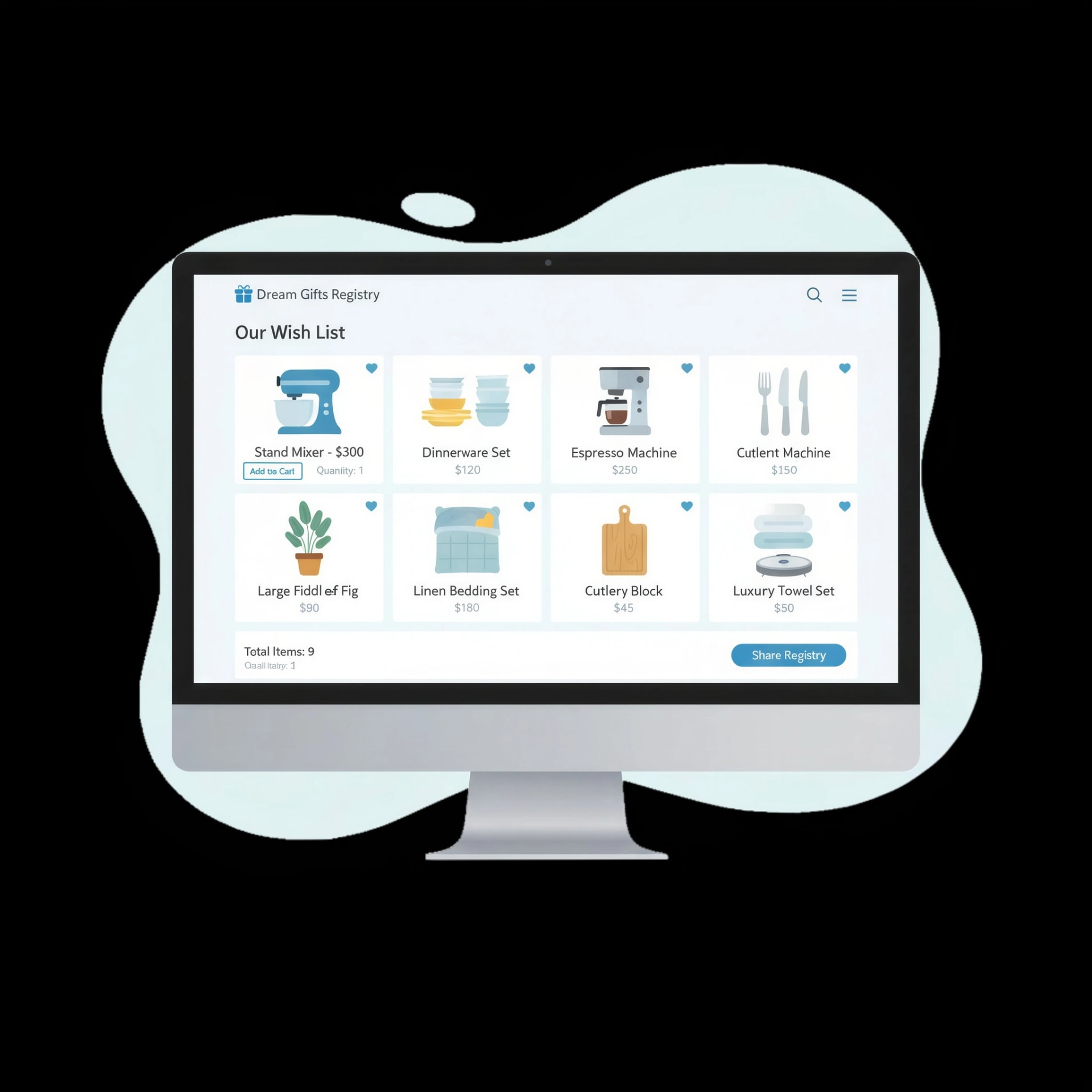 Online Gift Registry