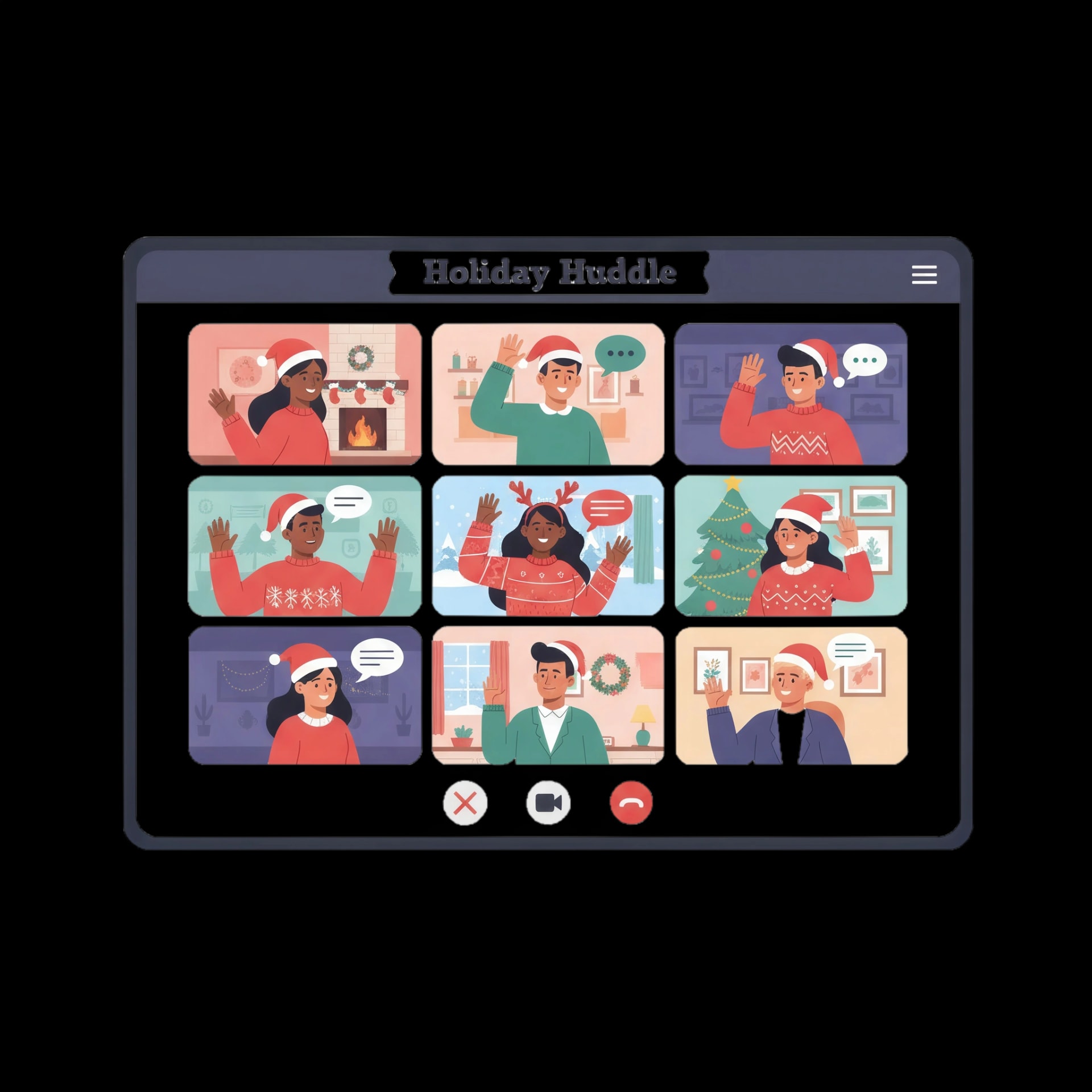 Festive Virtual Background