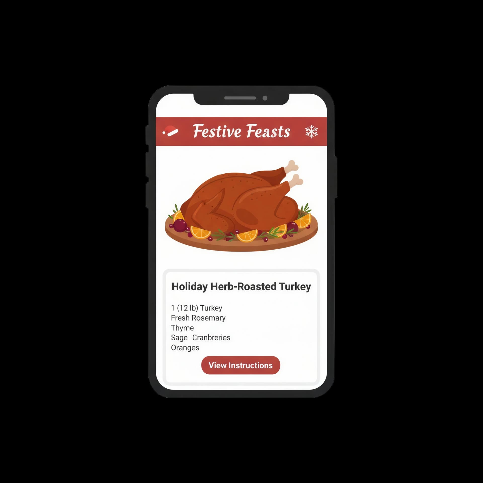 Holiday Recipe App