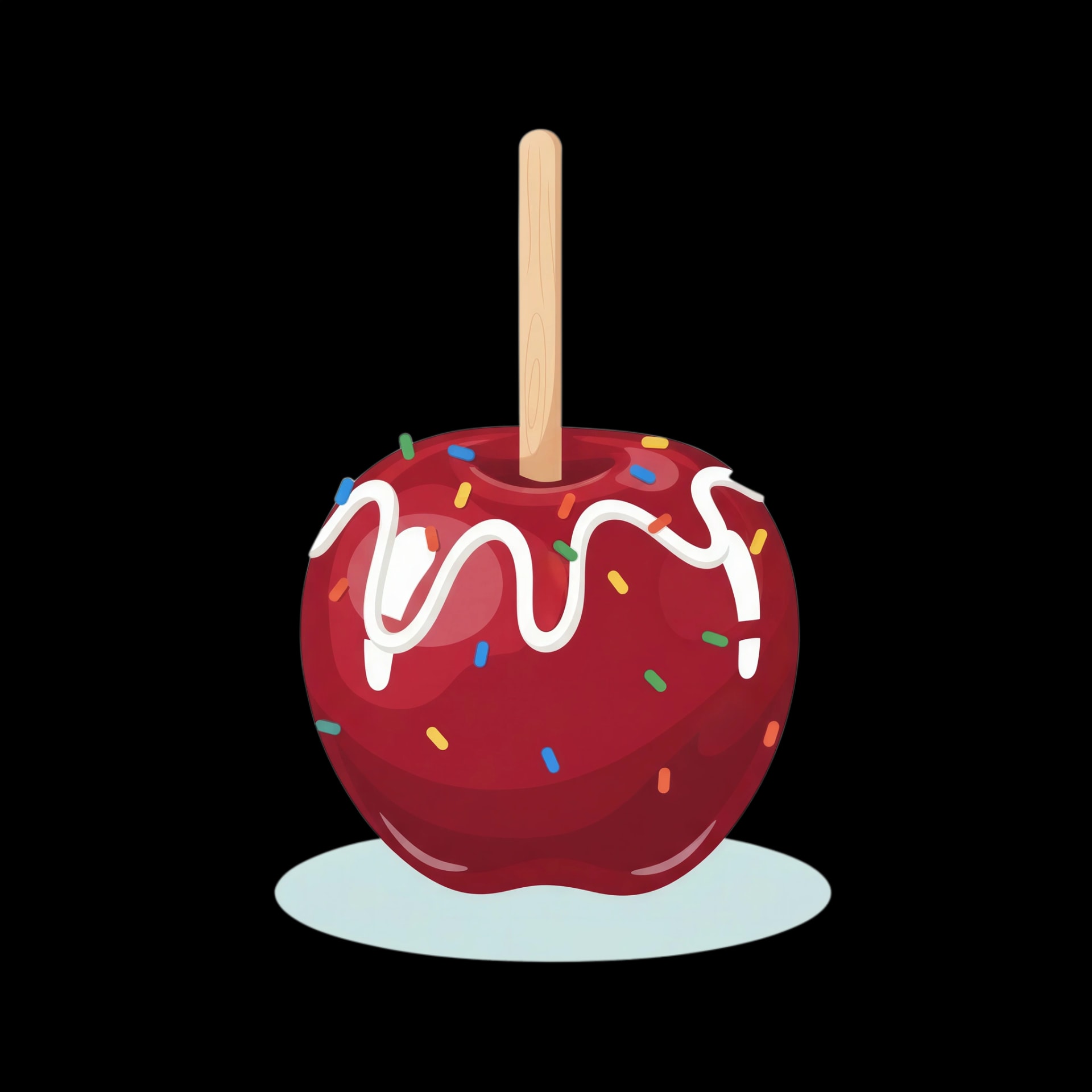 Glossy Candied Apple