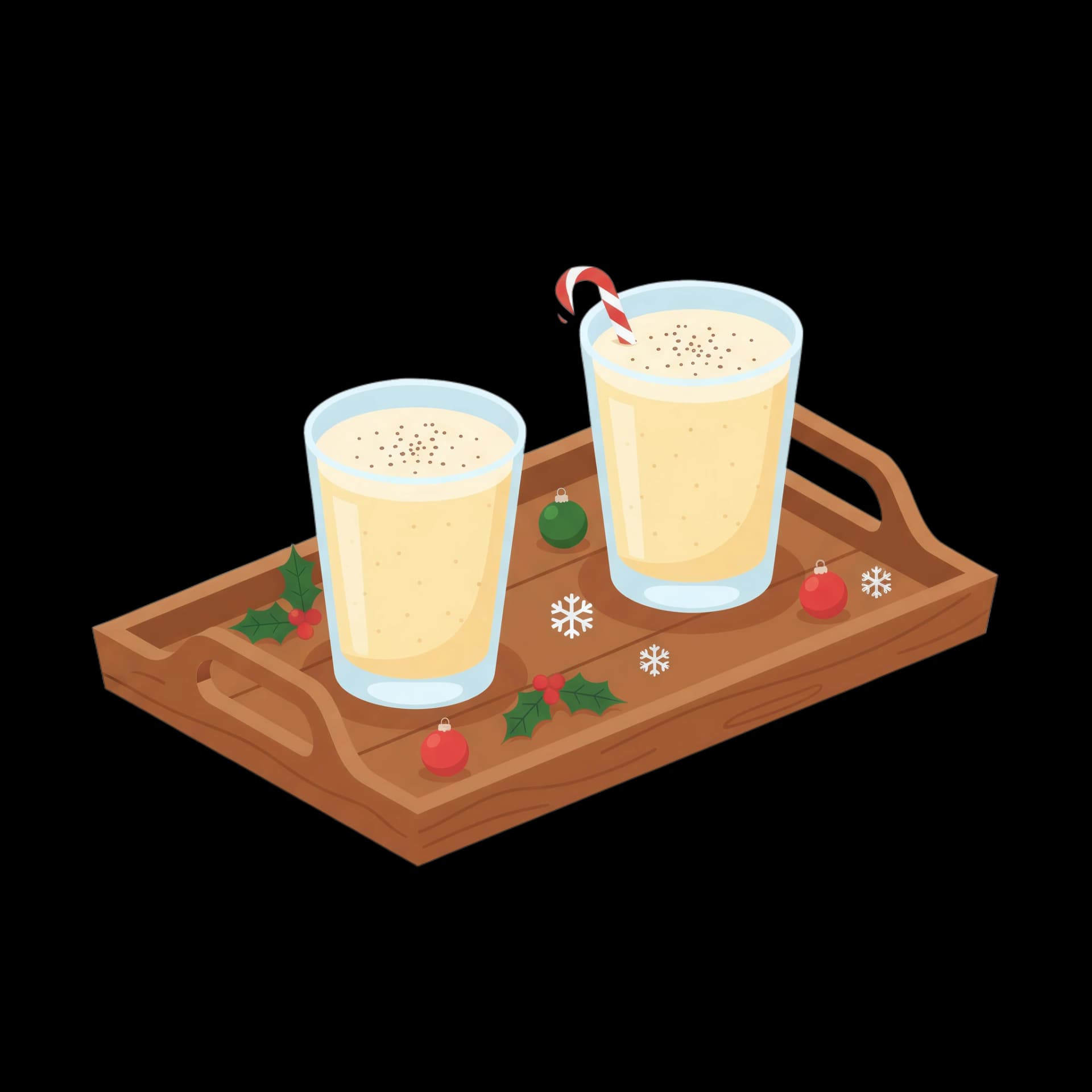 Holiday Drinks Tray