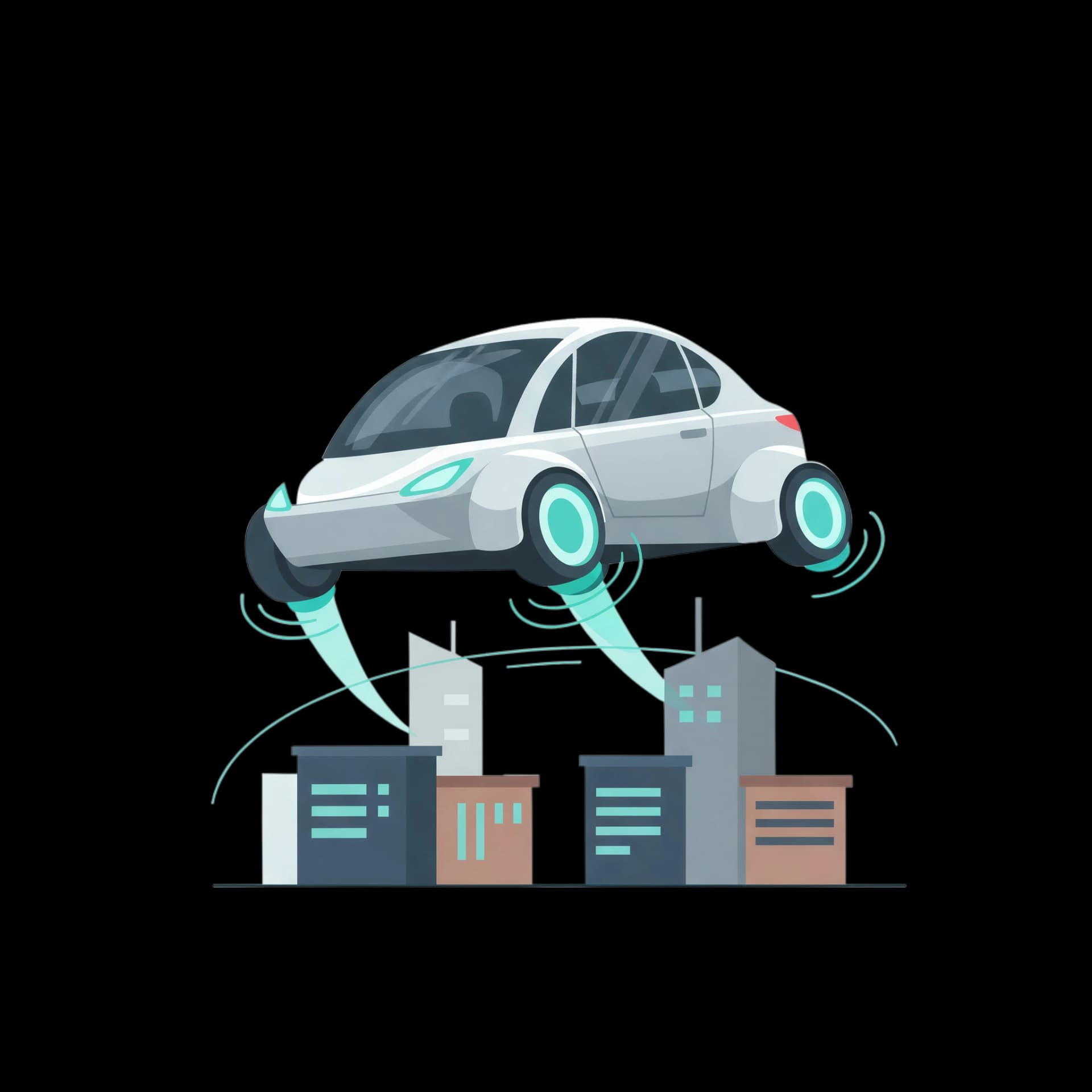 Futuristic Flying Car