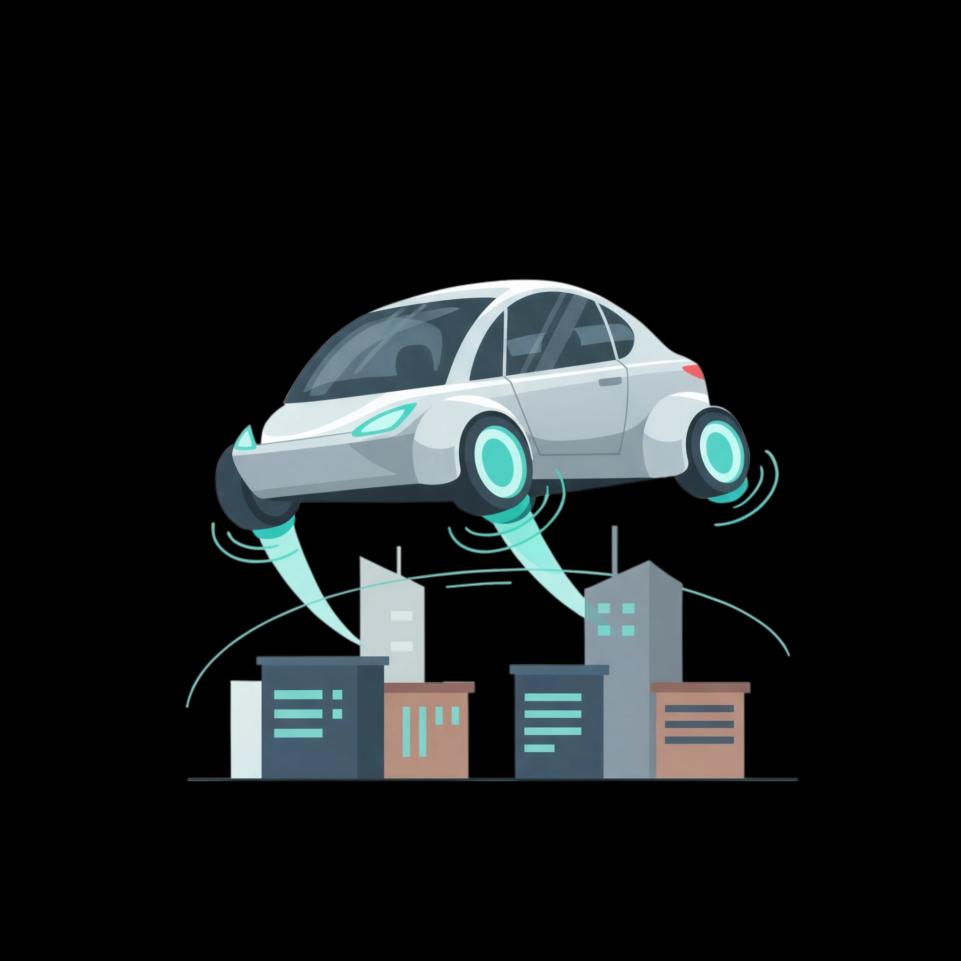 Futuristic Flying Car