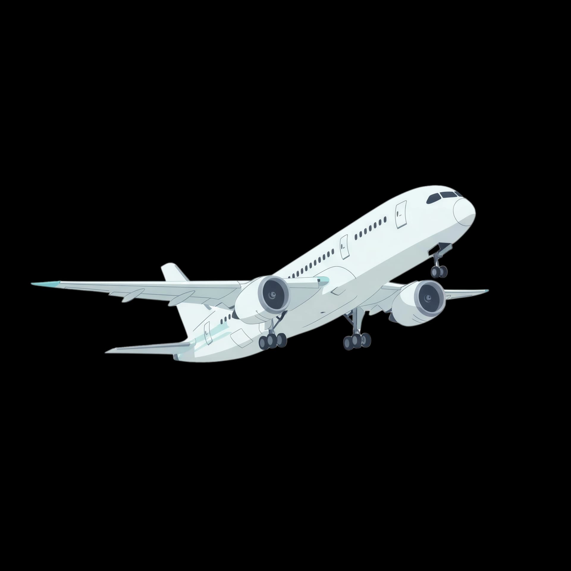 Modern Passenger Jet