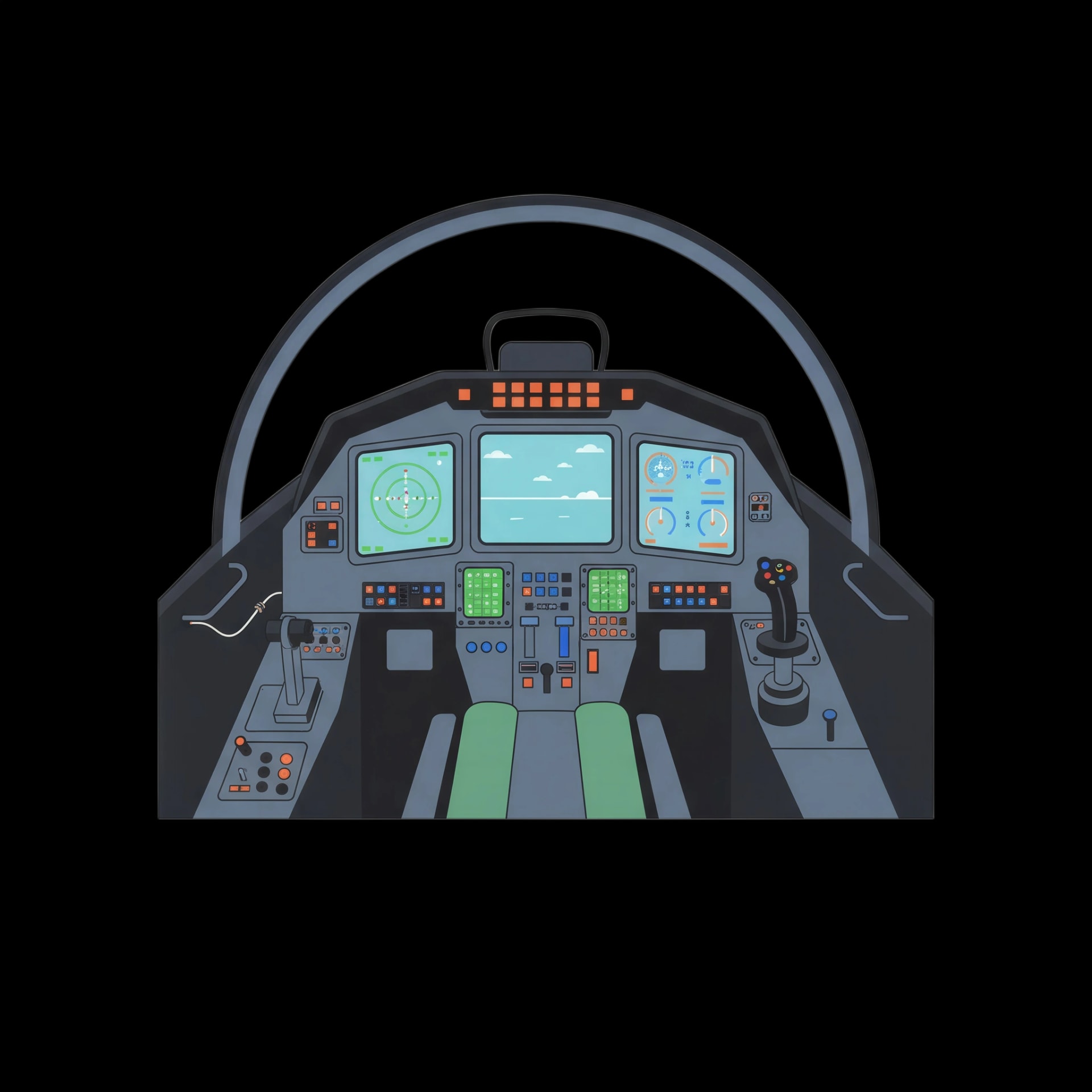 Fighter Jet Cockpit