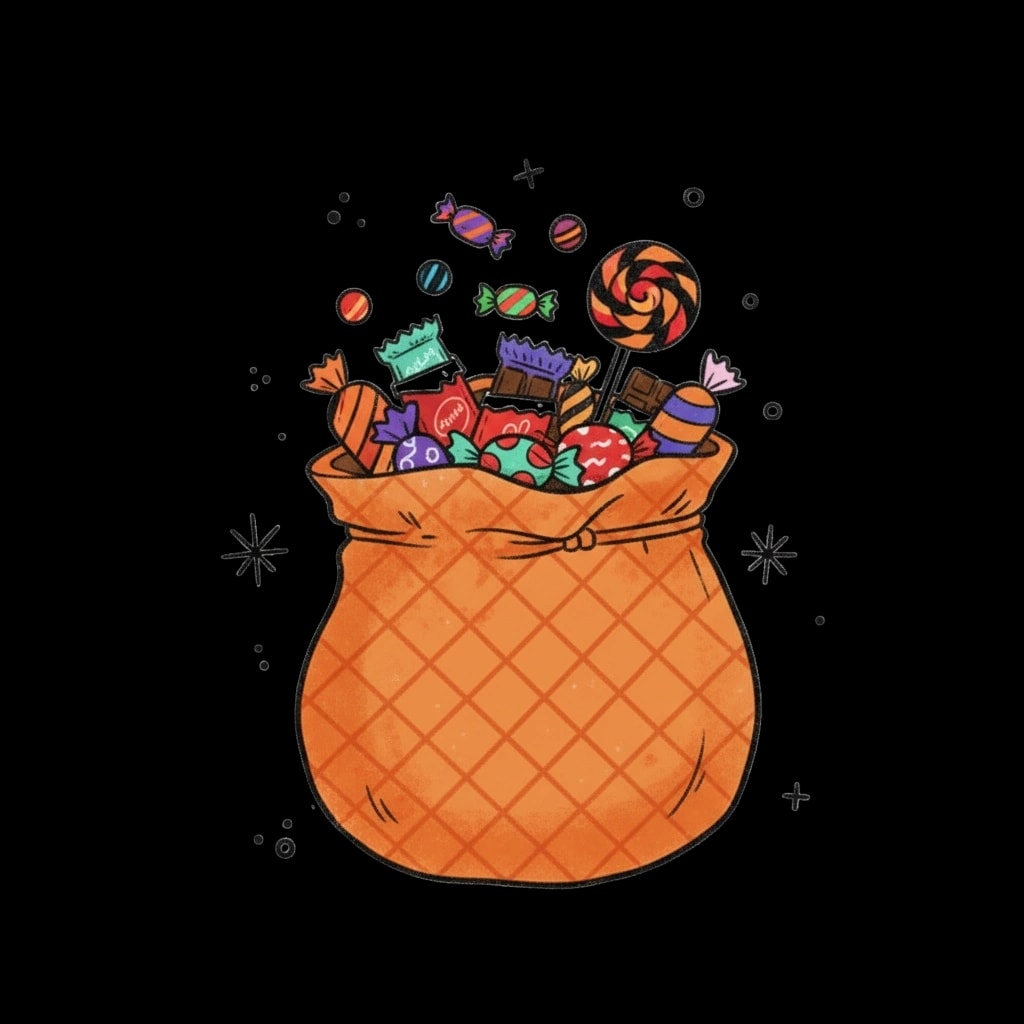 Overflowing Treat Bag