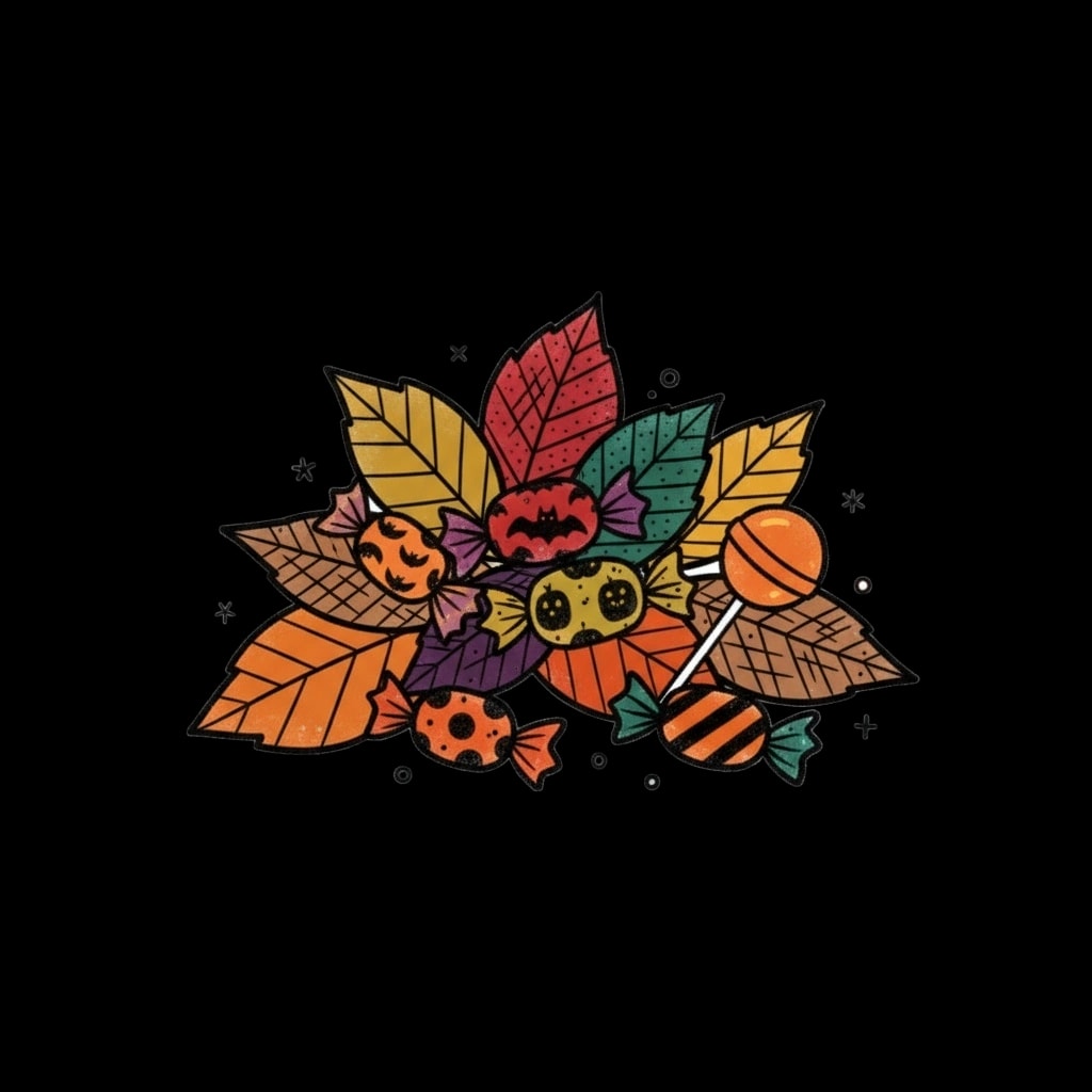 Autumn Leaves & Candy