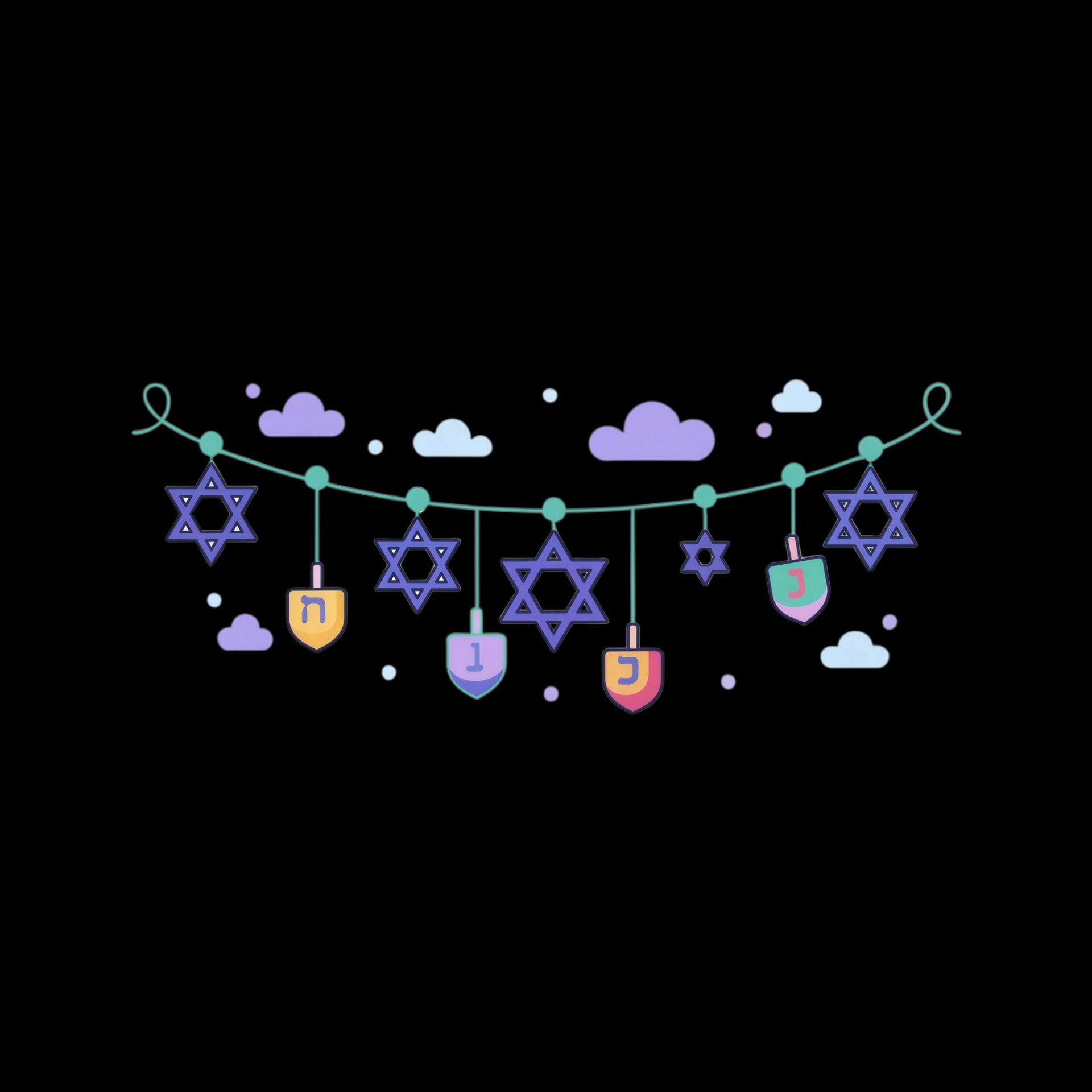 Hanukkah Garland