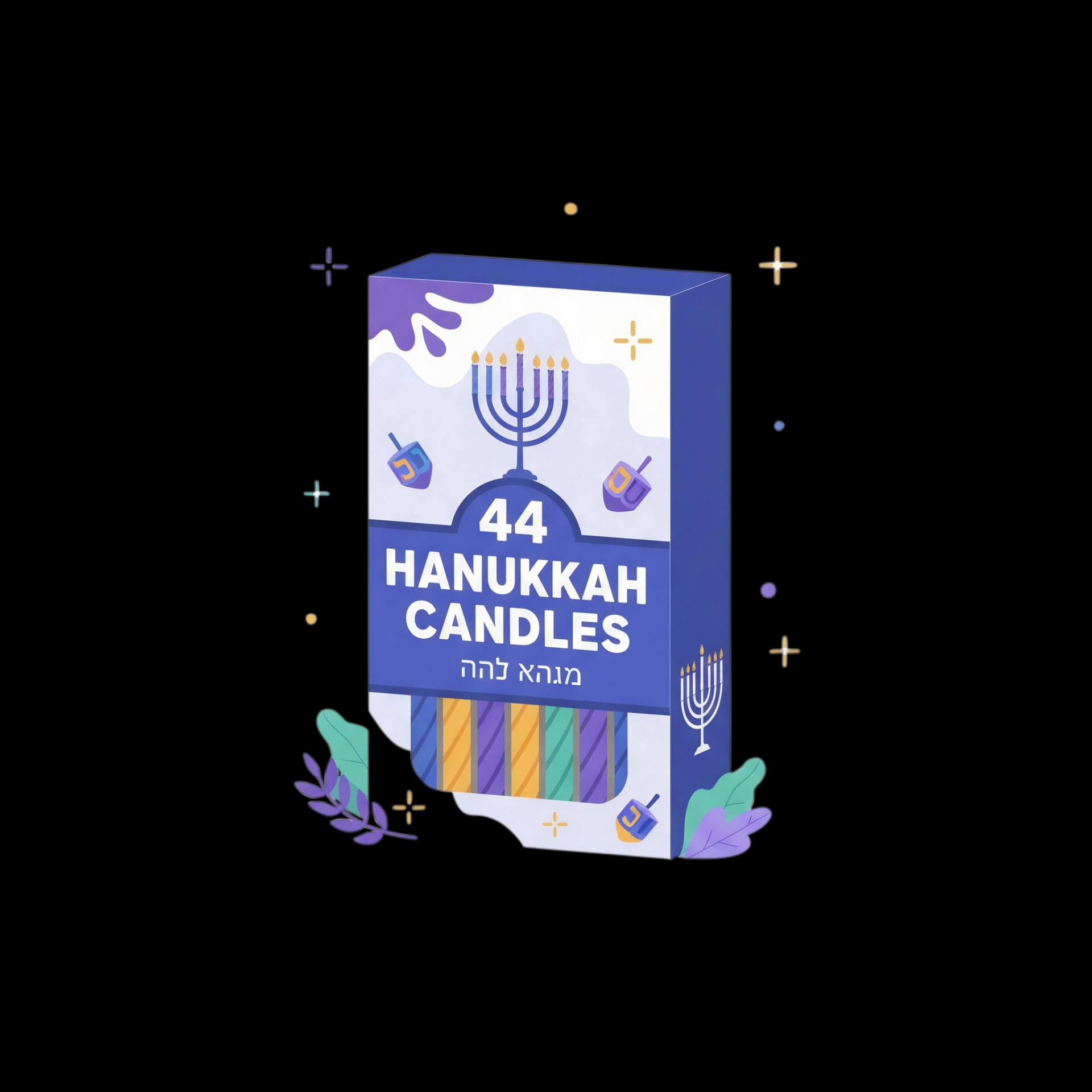 Menorah Candle Box