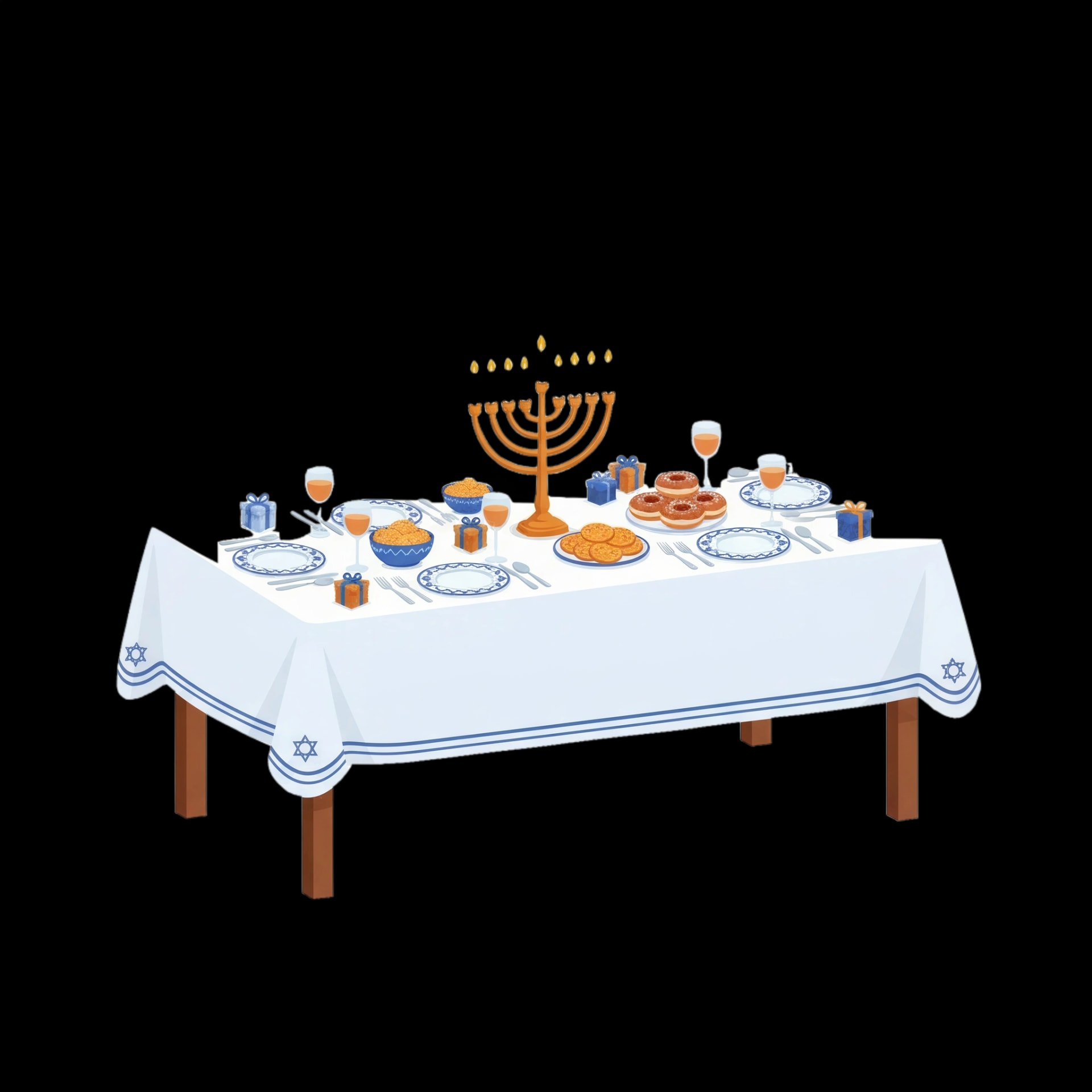 Festive Dinner Table