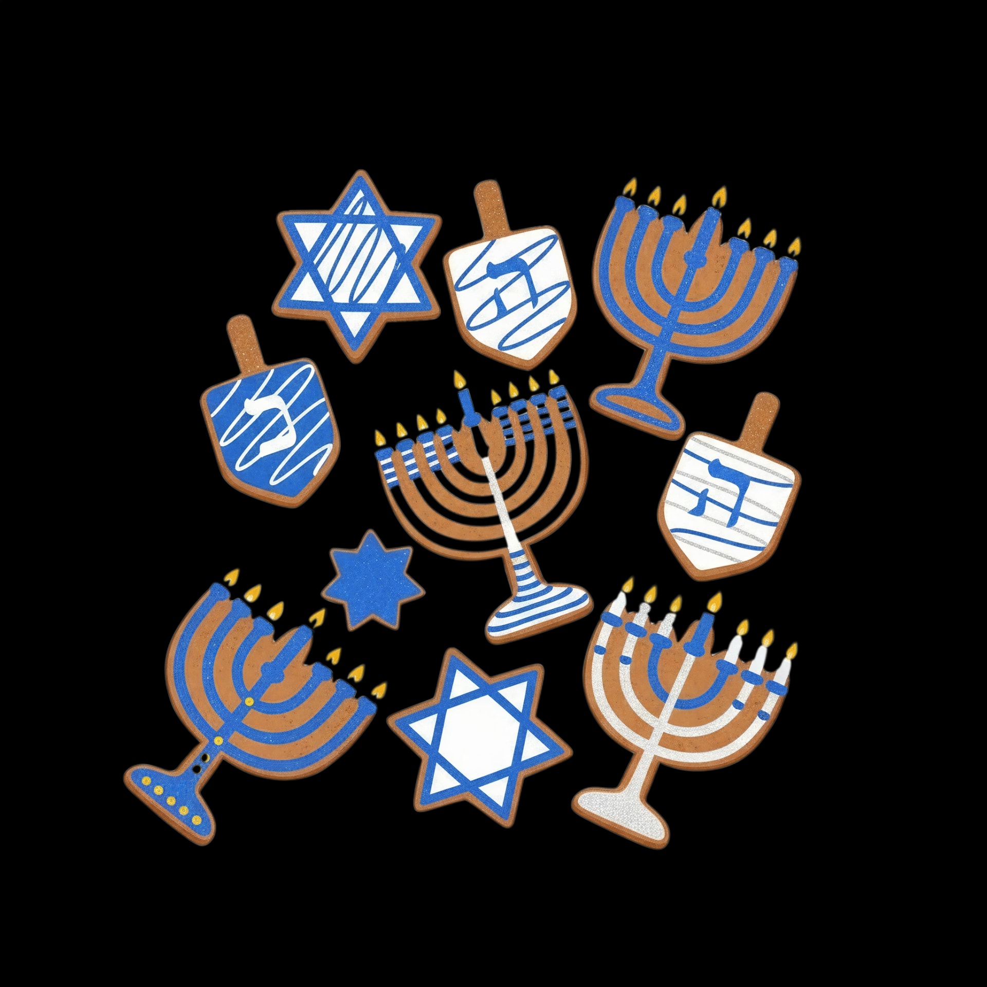 Hanukkah Cookie Treats