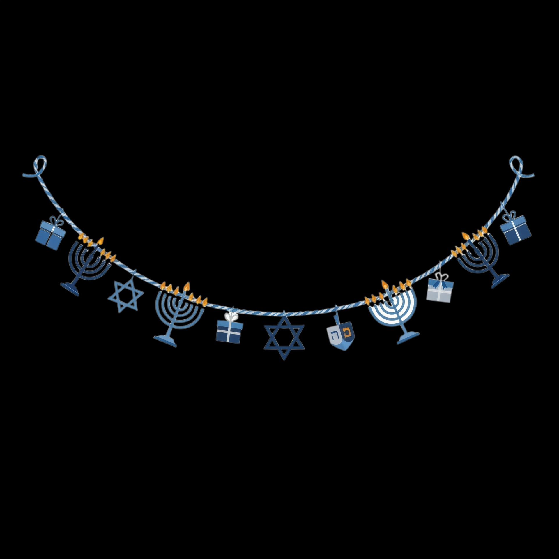Hanukkah Decor Banner