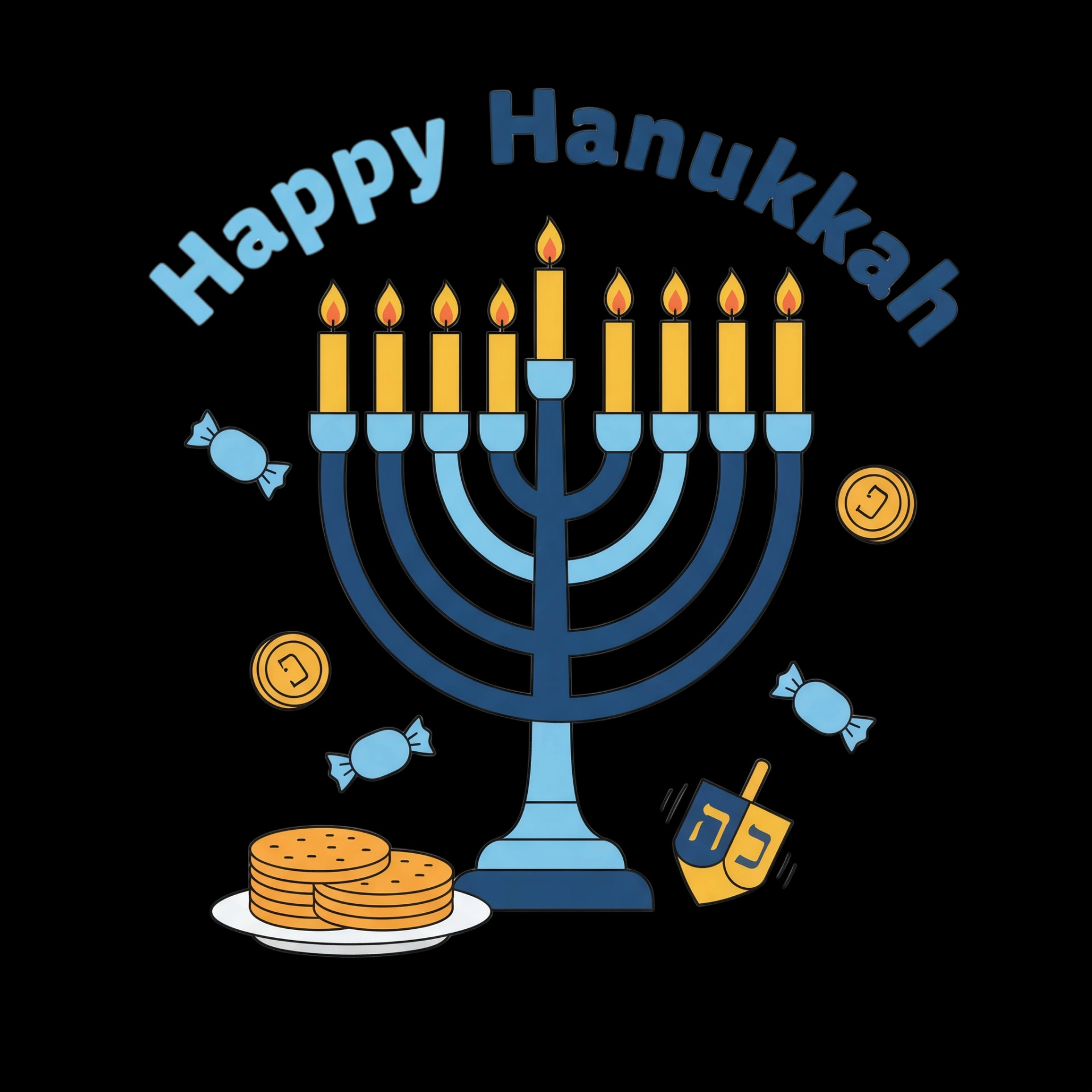 Happy Hanukkah Card