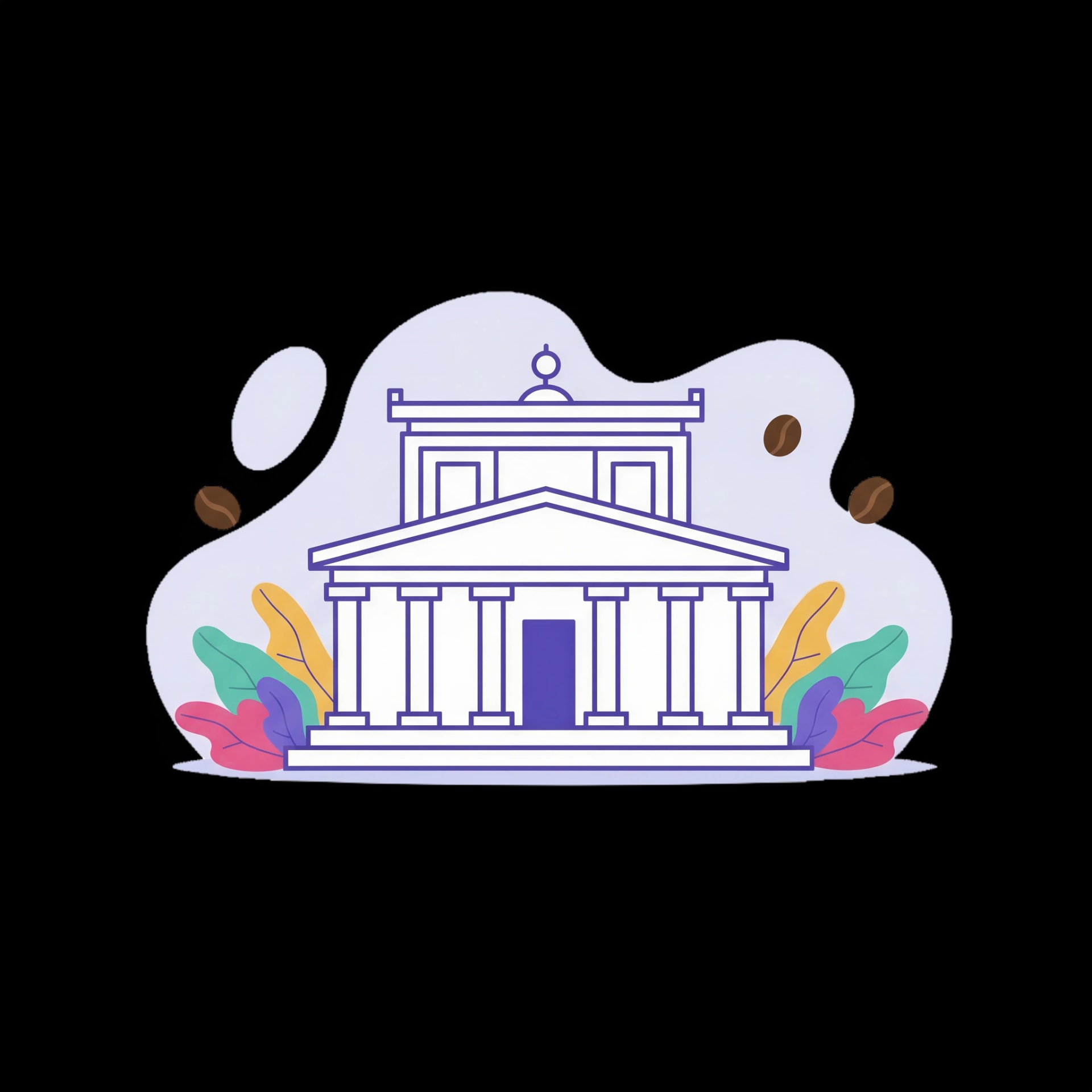 Ancient Temple Outline