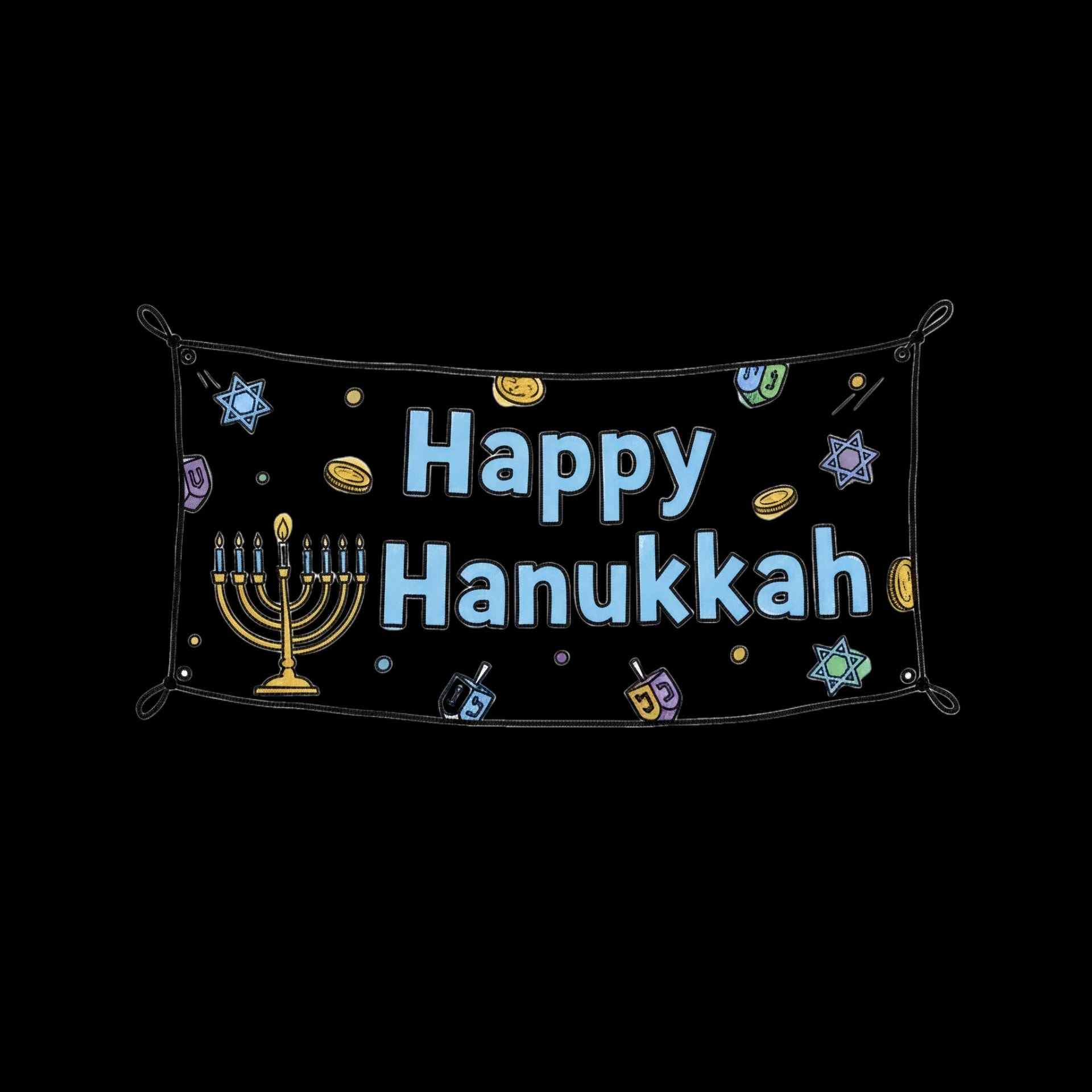 Happy Hanukkah Banner