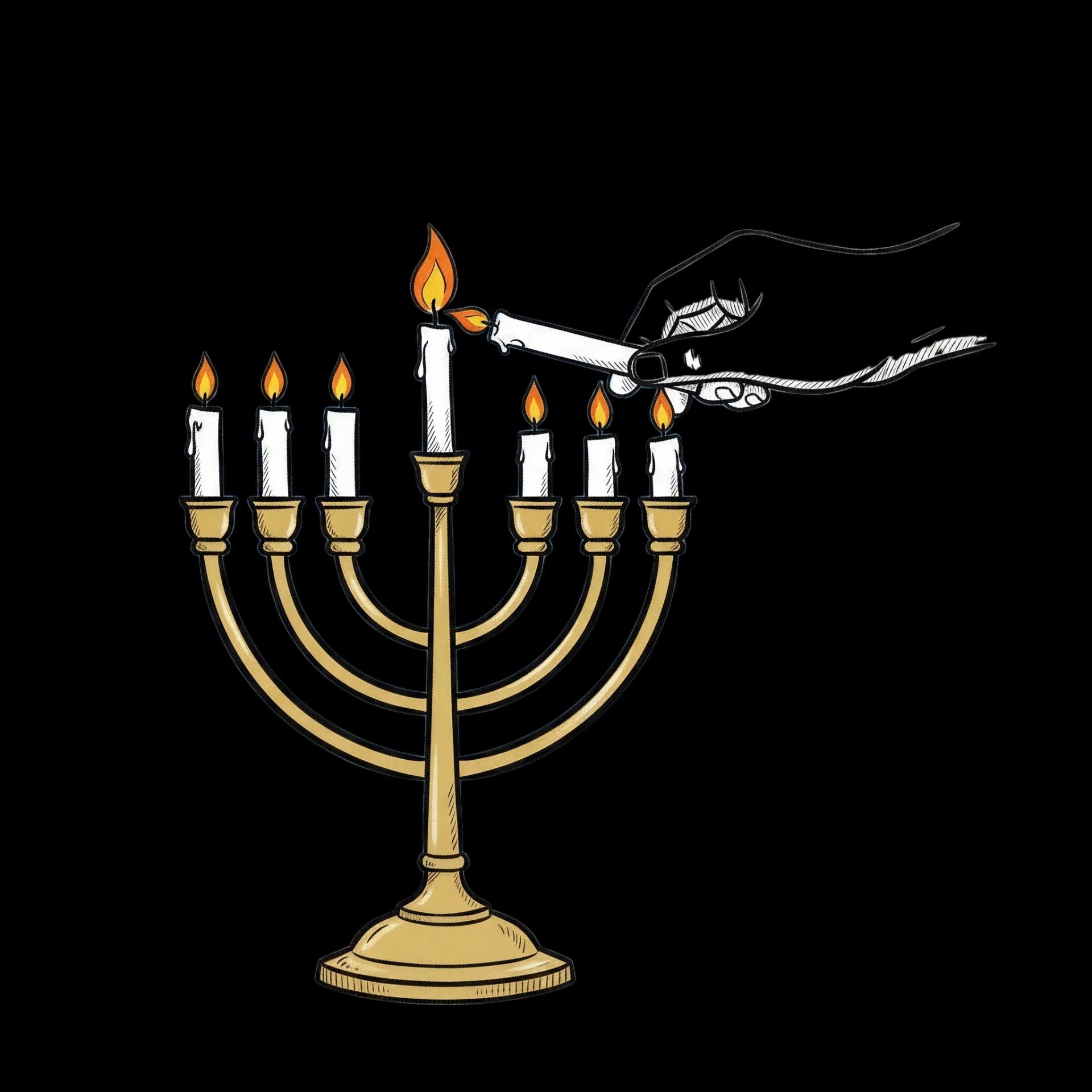 Lighting Shamash