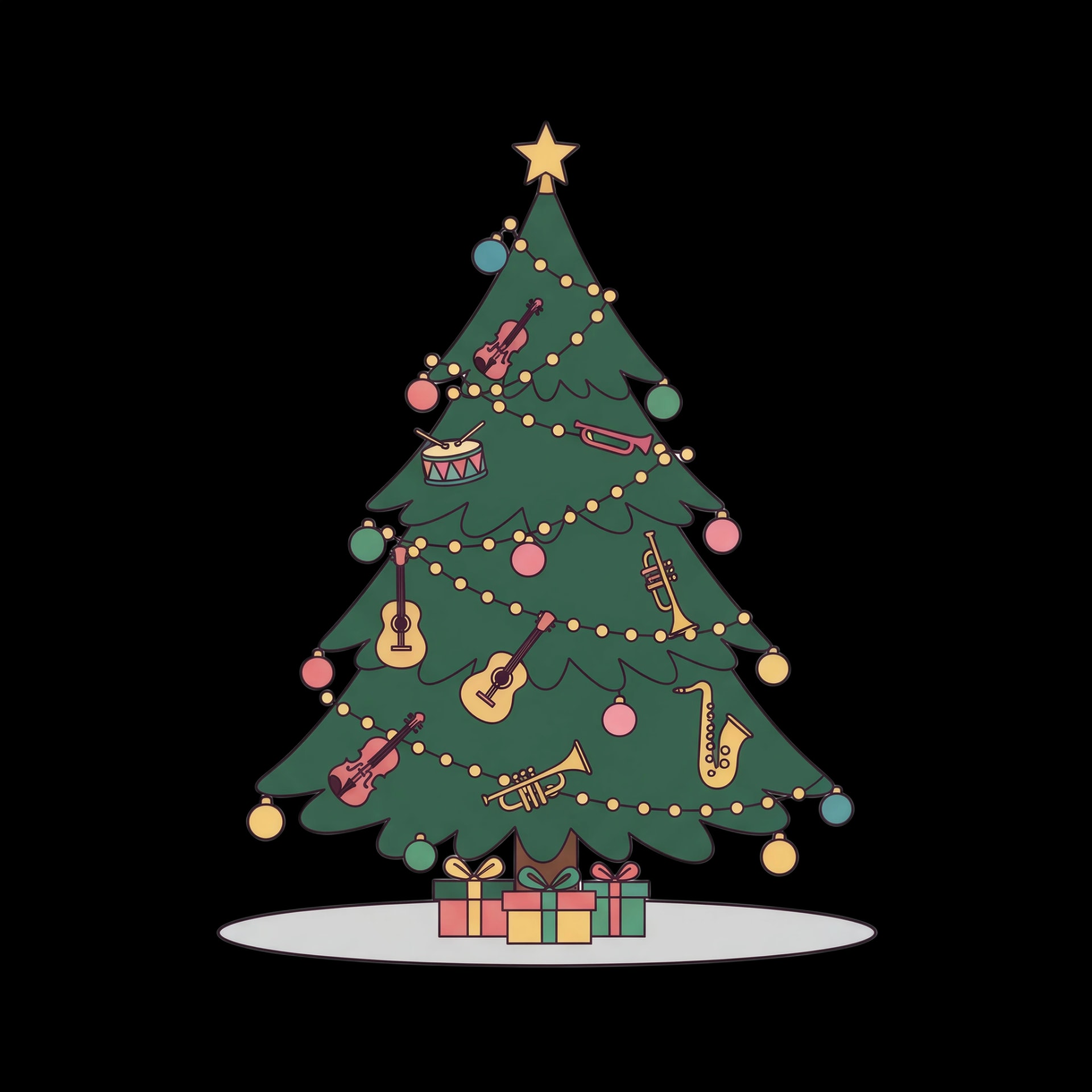 Musical Christmas Tree