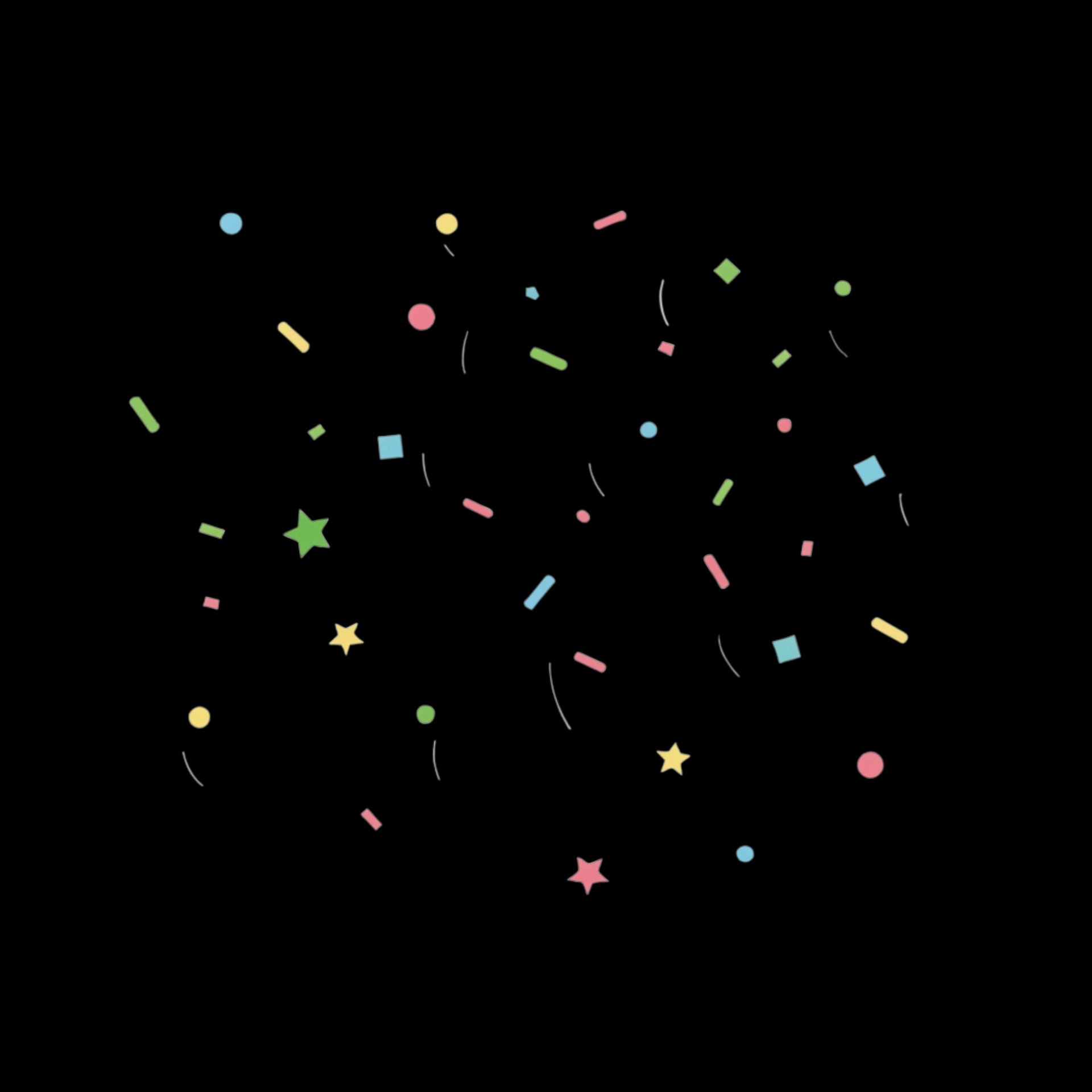 Festive Confetti Shower