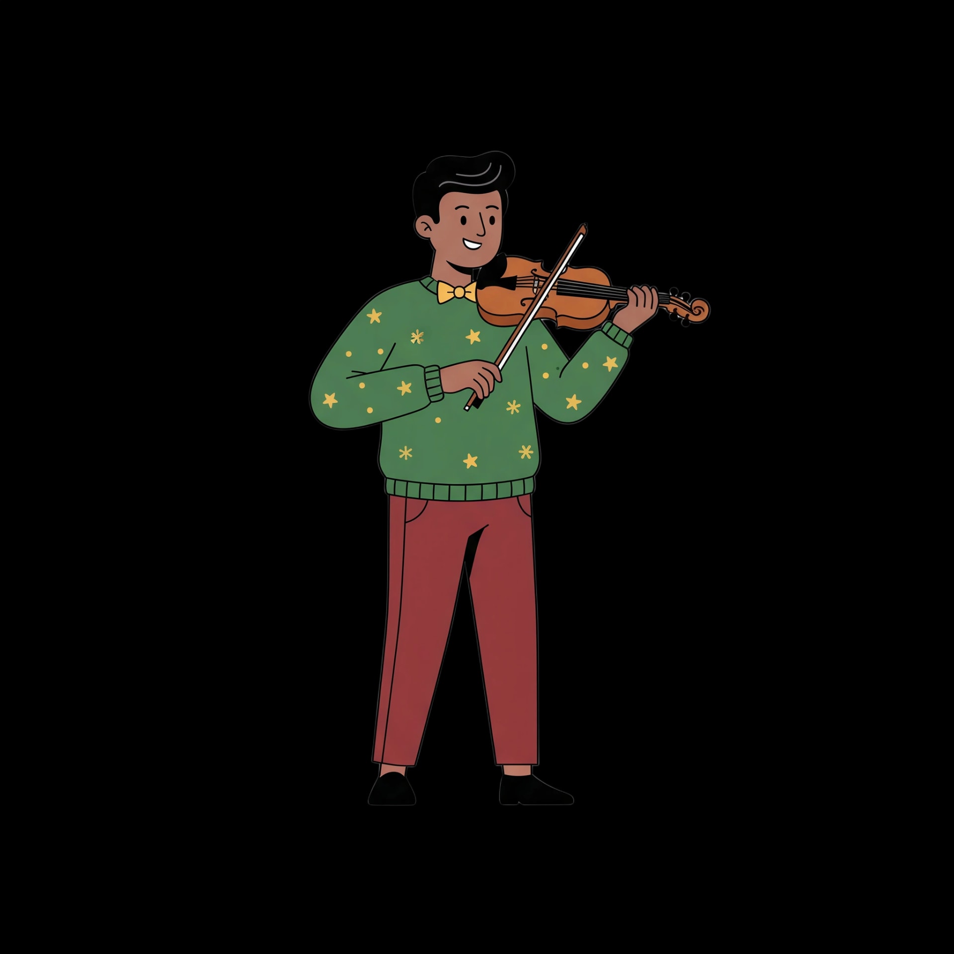 Festive Violinist