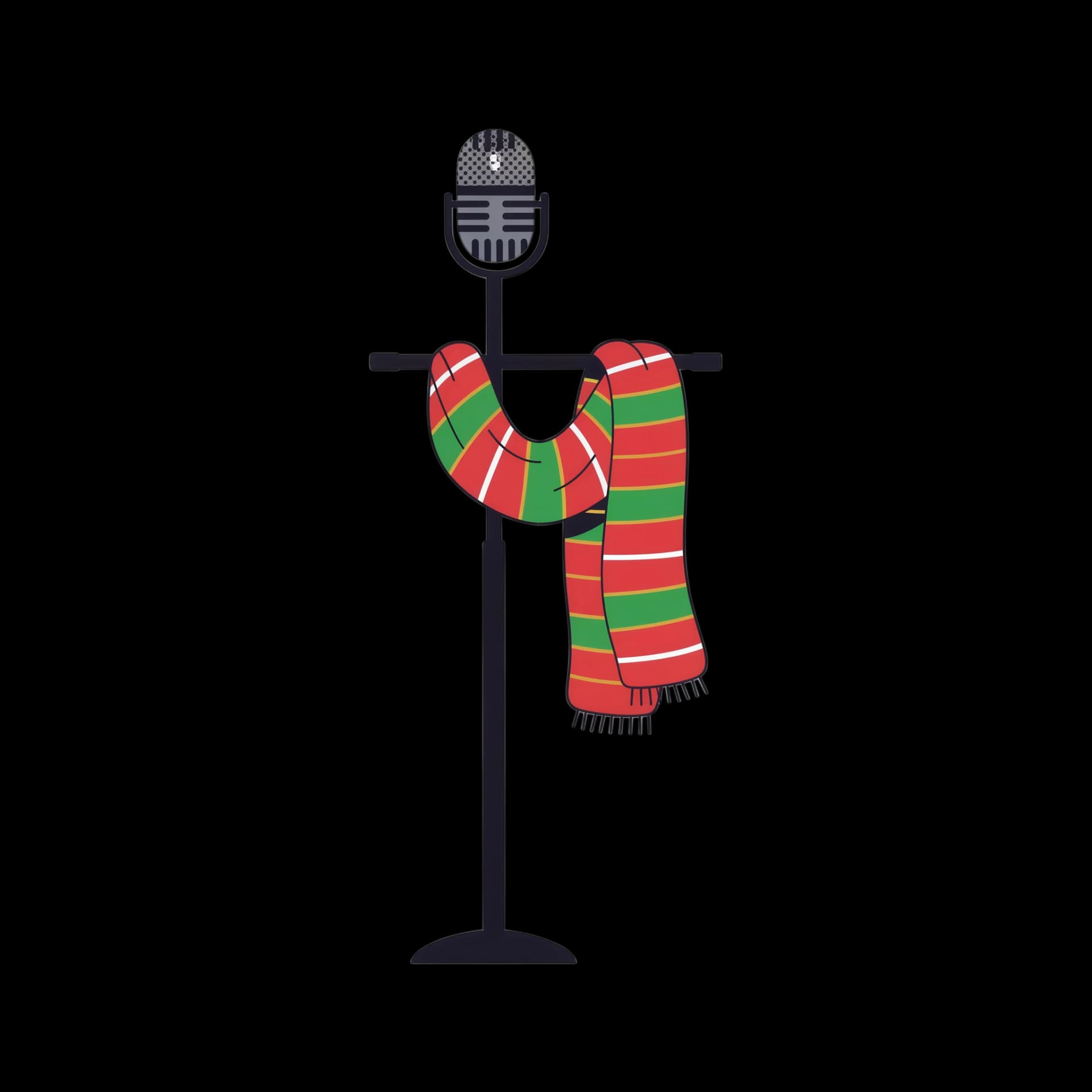 Festive Mic Stand